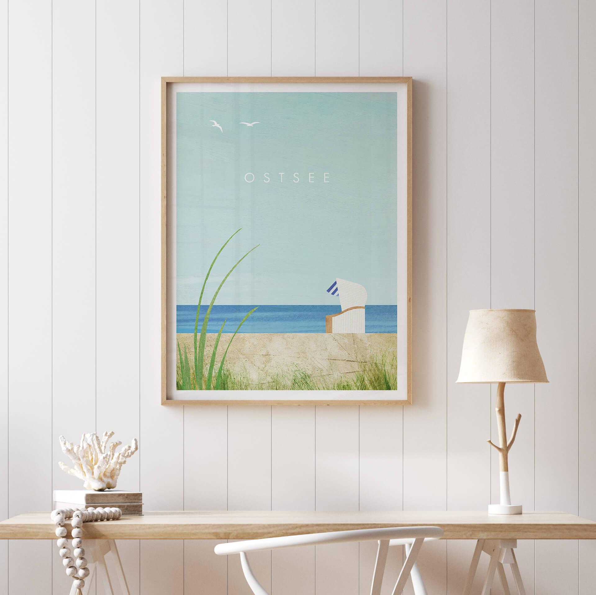 Plakat Rivers - Morze Bałtyckie