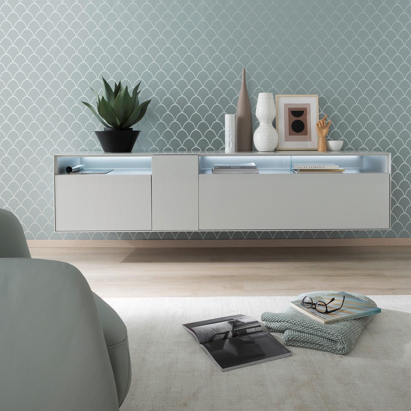 SCHÖNER-WOHNEN non-woven tapet, grafisk tapet grøn