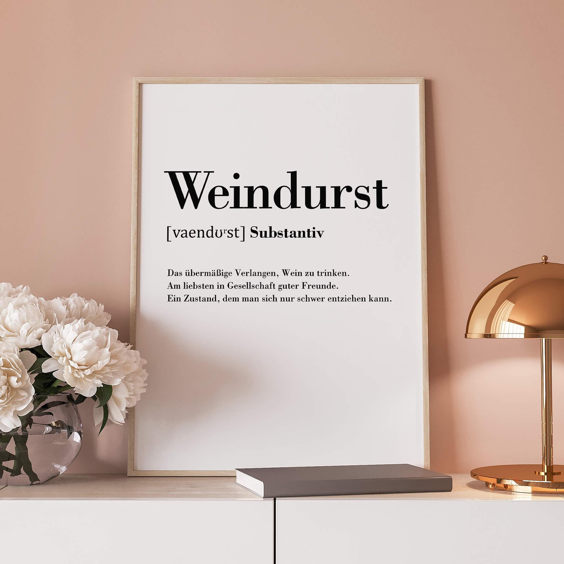 Poster Grammatik - Weindurst