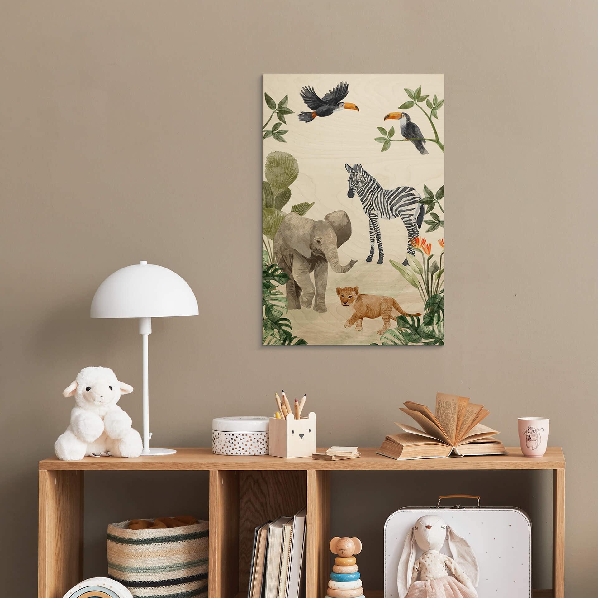 Goed Blauw Billede af træ - Junglebabyer