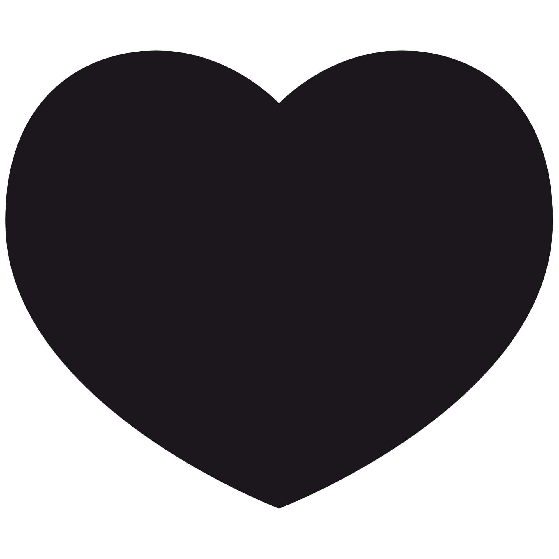 Muursticker Hart