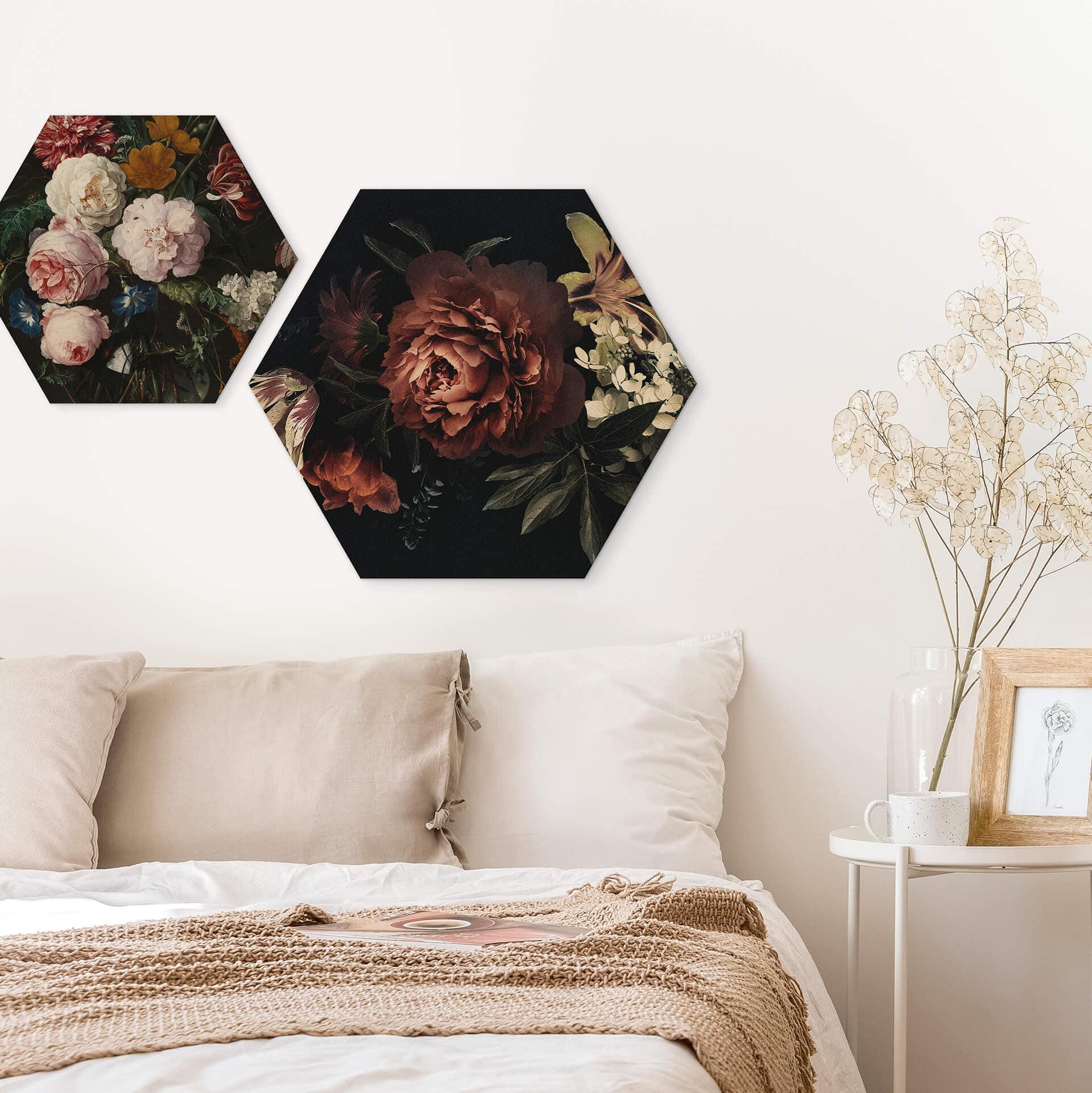 Esagoni in legno - Bouquet