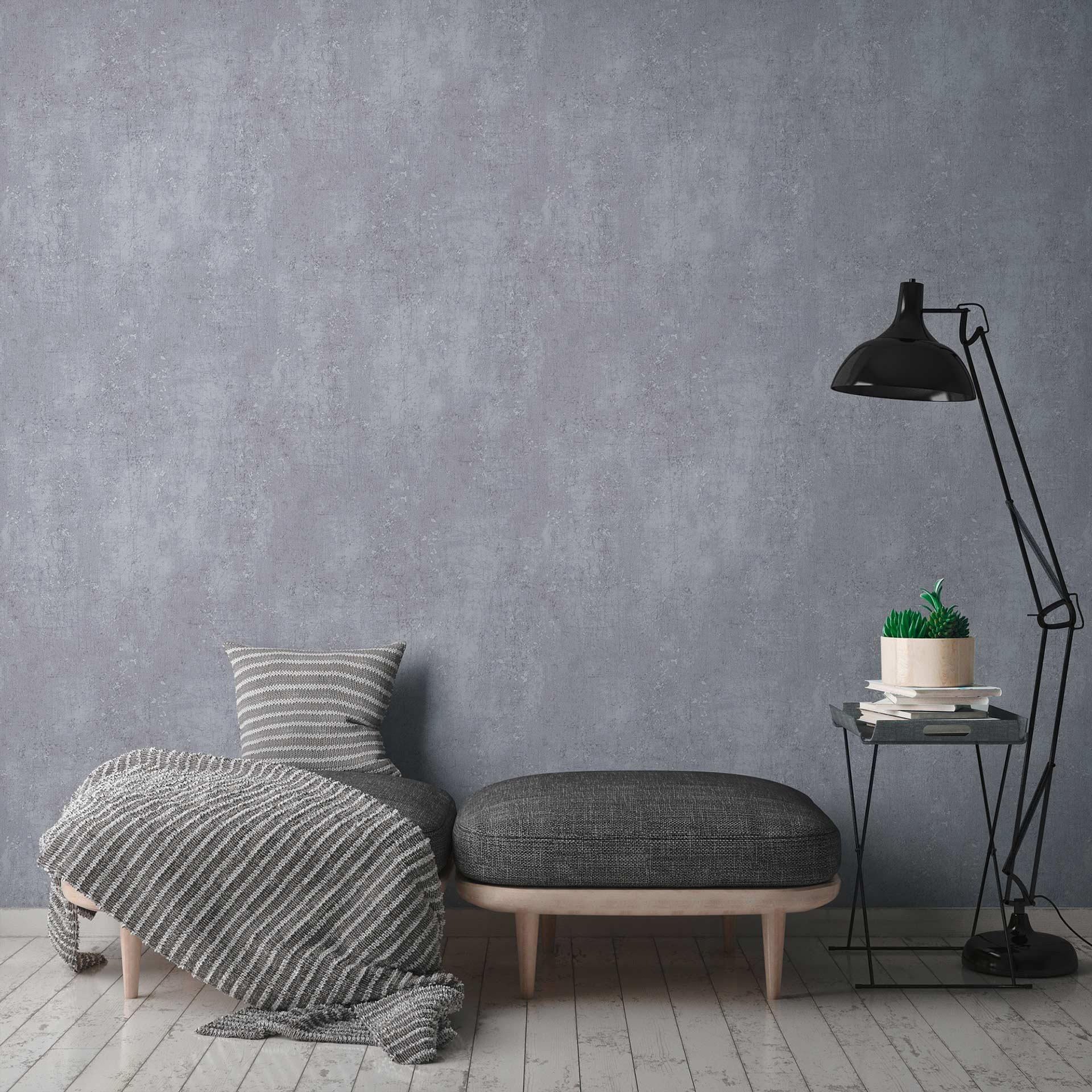 Livingwalls Titanium 3 - Betonlook Vliesbehang