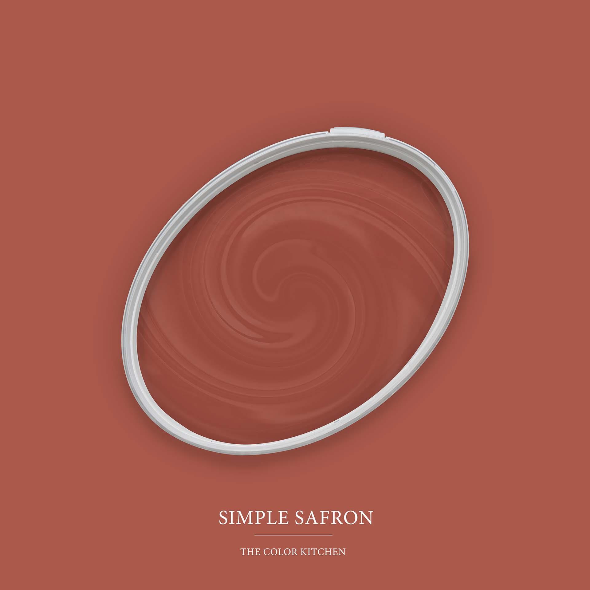 Vægfarve rød silkemat - COLOR Kitchen Simple Safron