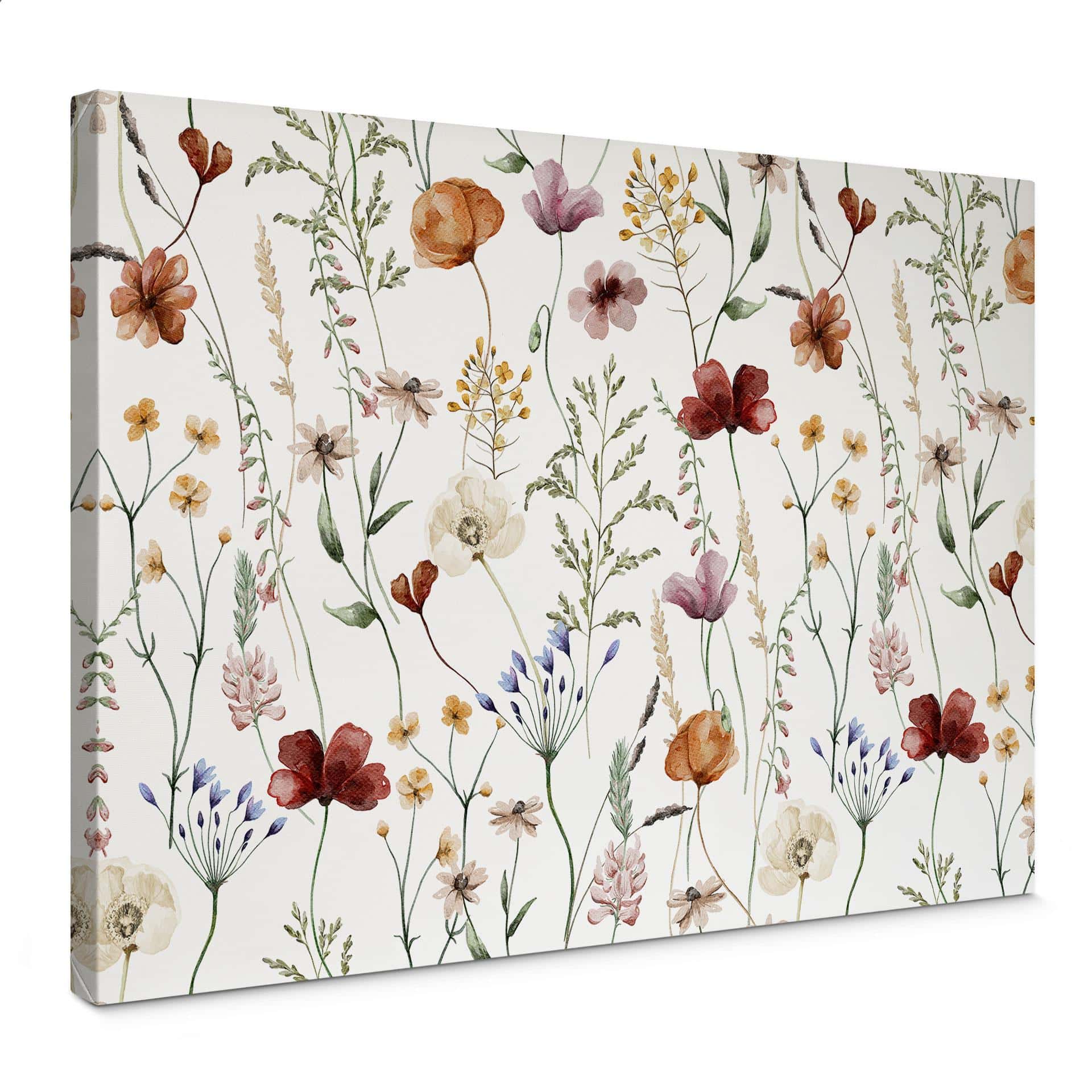 Färgglada vildblommor på canvas - UN Designs