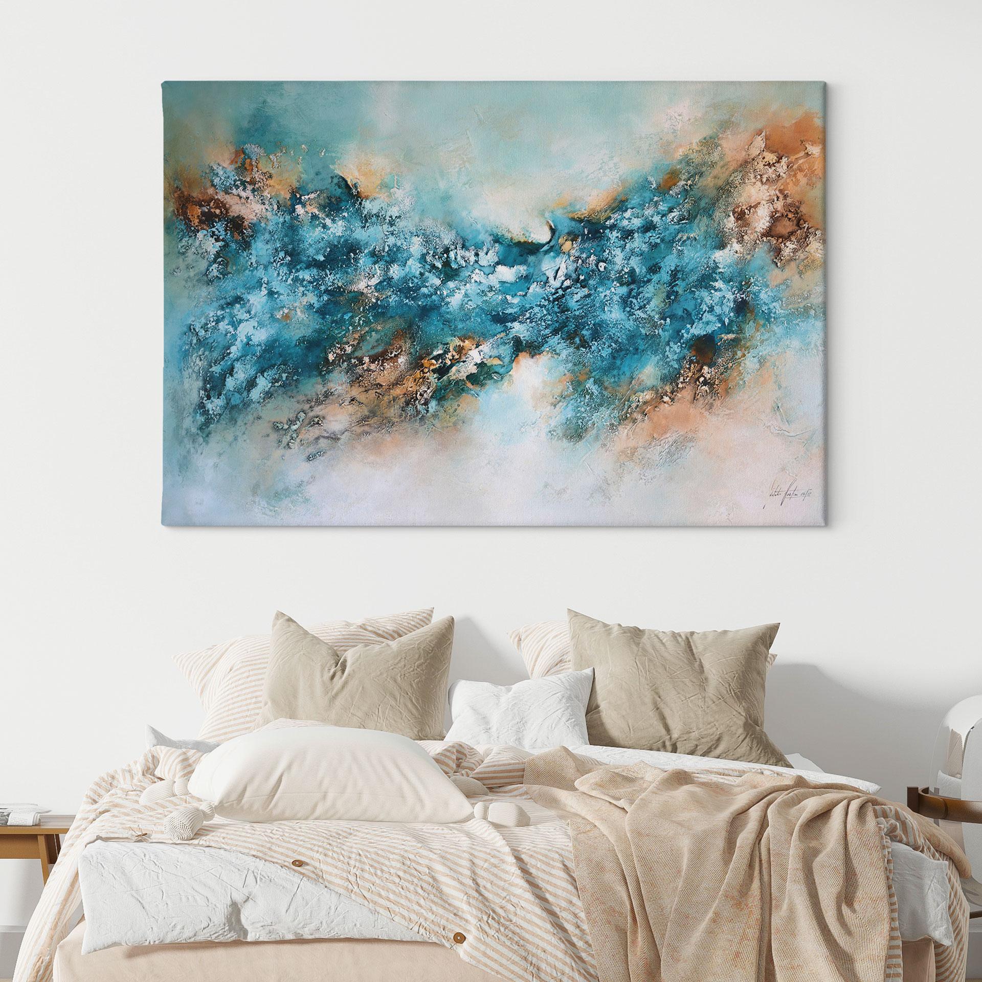 Canvasbillede Abstrakt iskomposition - Fedrau