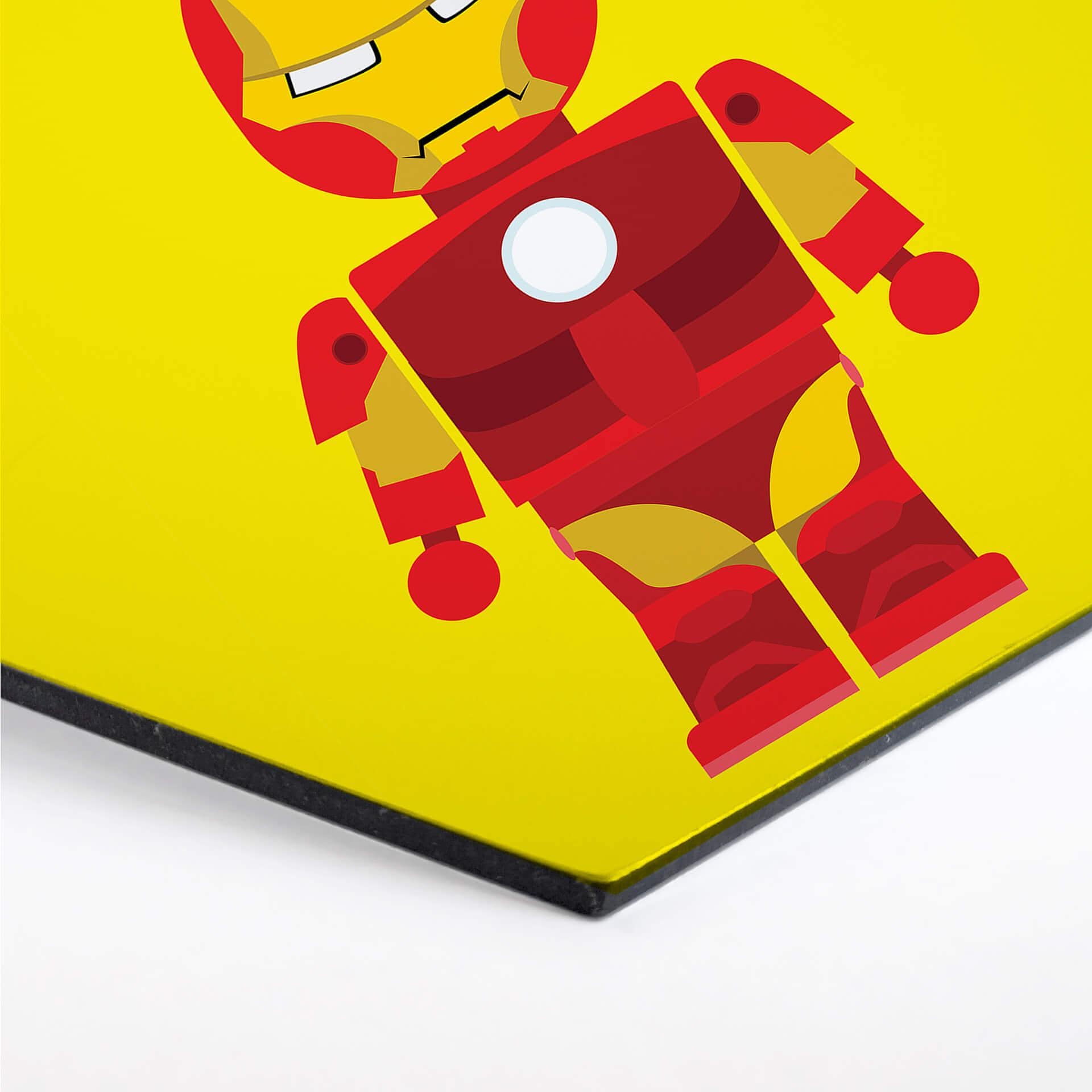 Hexagon - Alu-Dibond - Gomes - iron Man legetøj