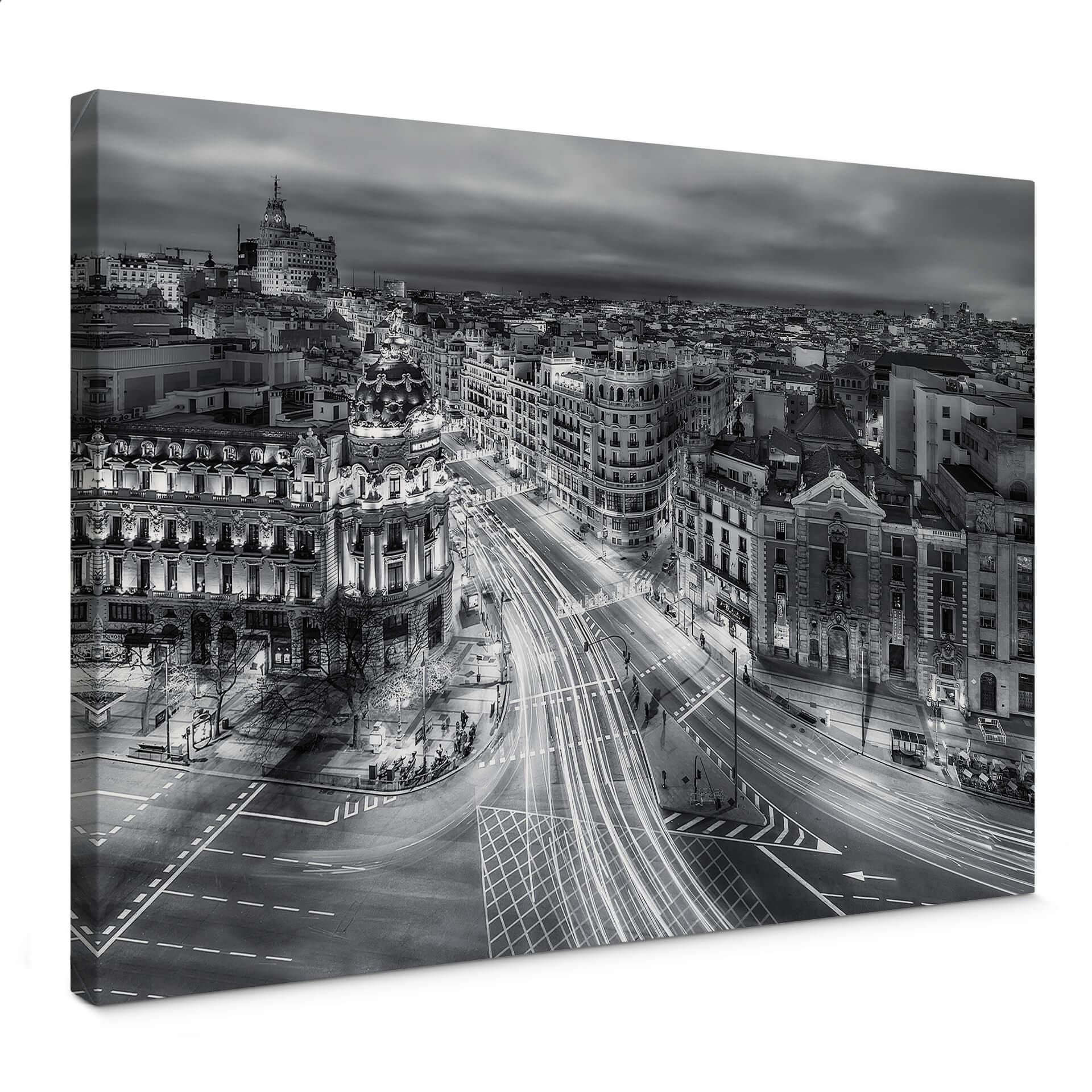 Canvasbillede - Javier - Madrid at Night