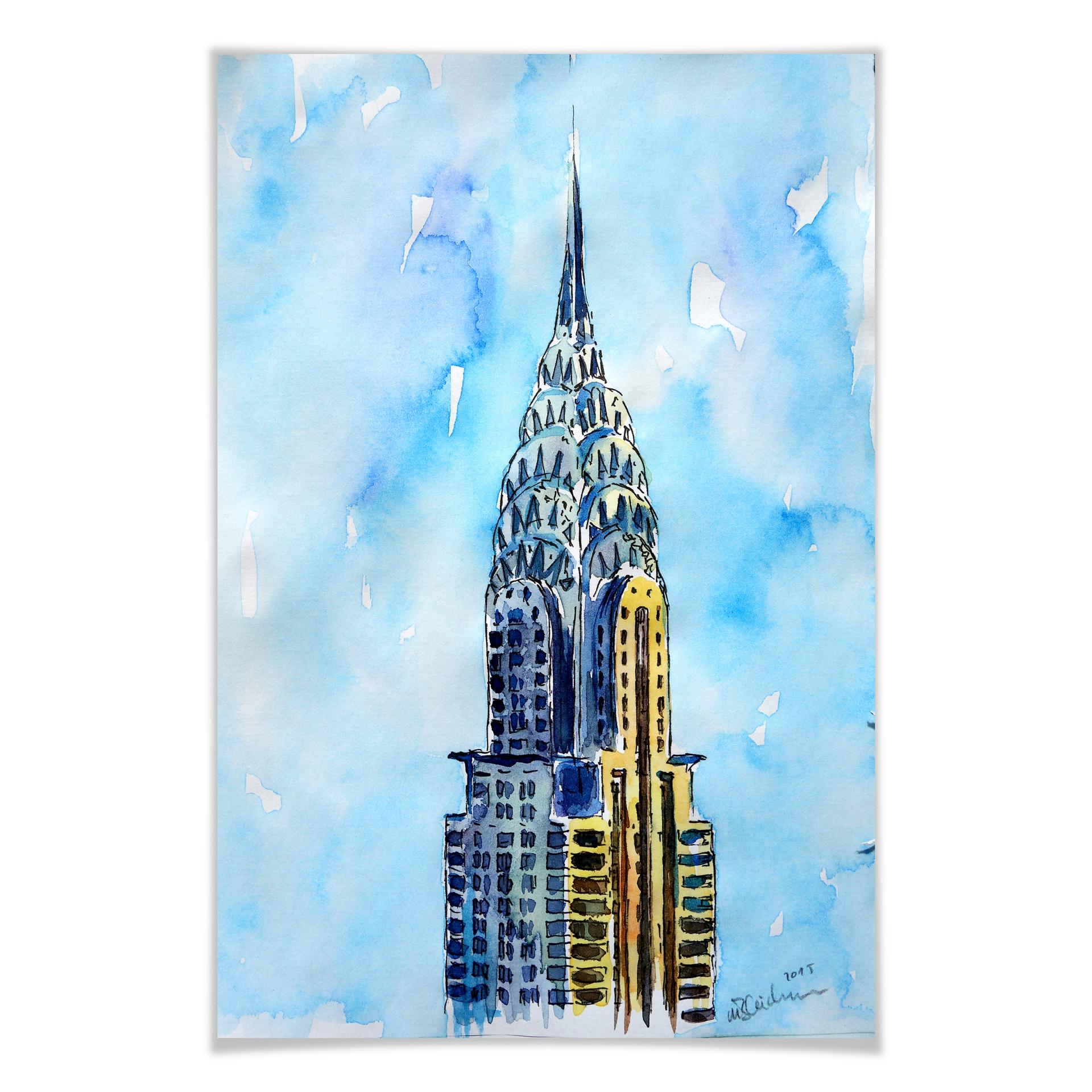 Poster - Bleichner - Chrysler Building in NYC
