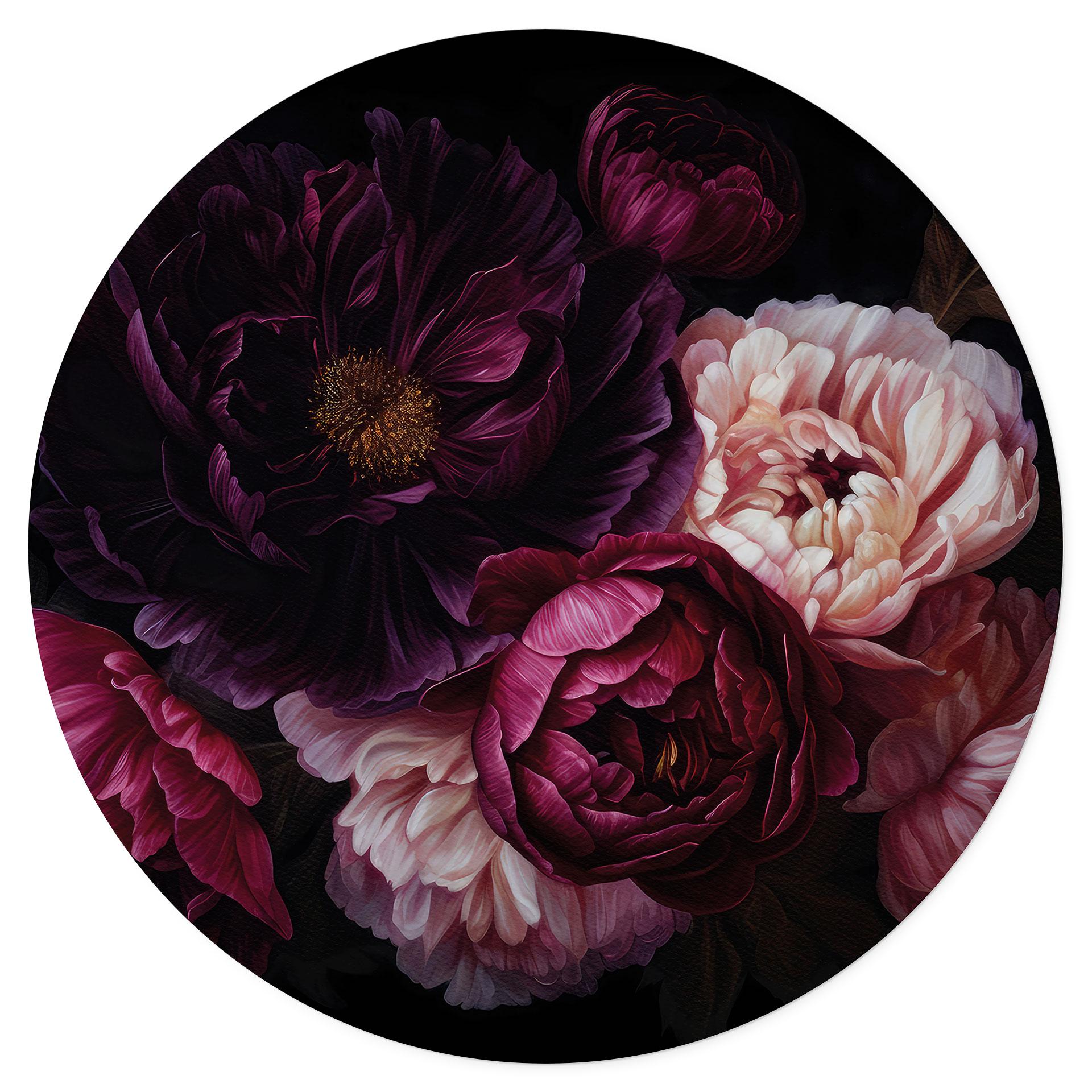 Muursticker Boeket bloemen met pioenen - UN Designs