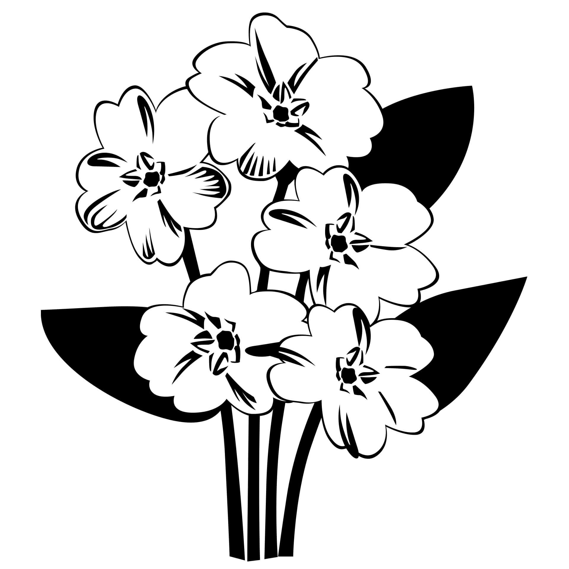 Muursticker Zomerbloemen