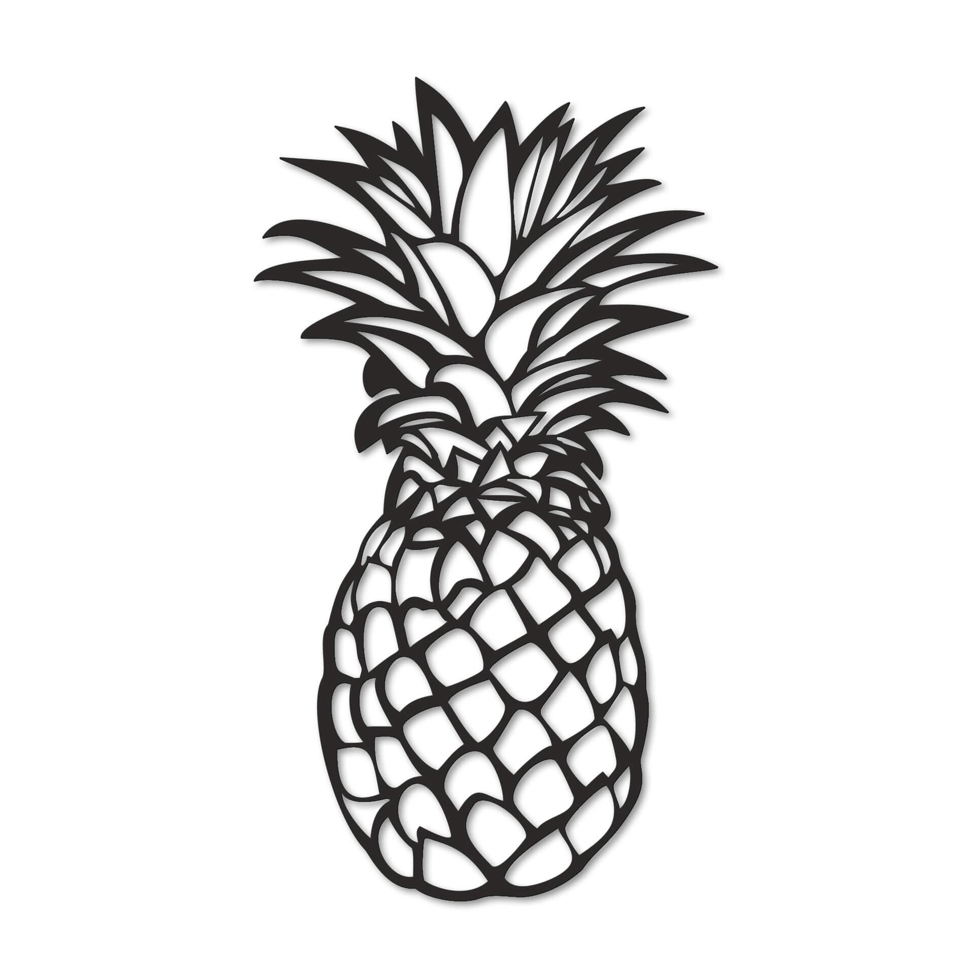 MDF - Holzdeko Ananas