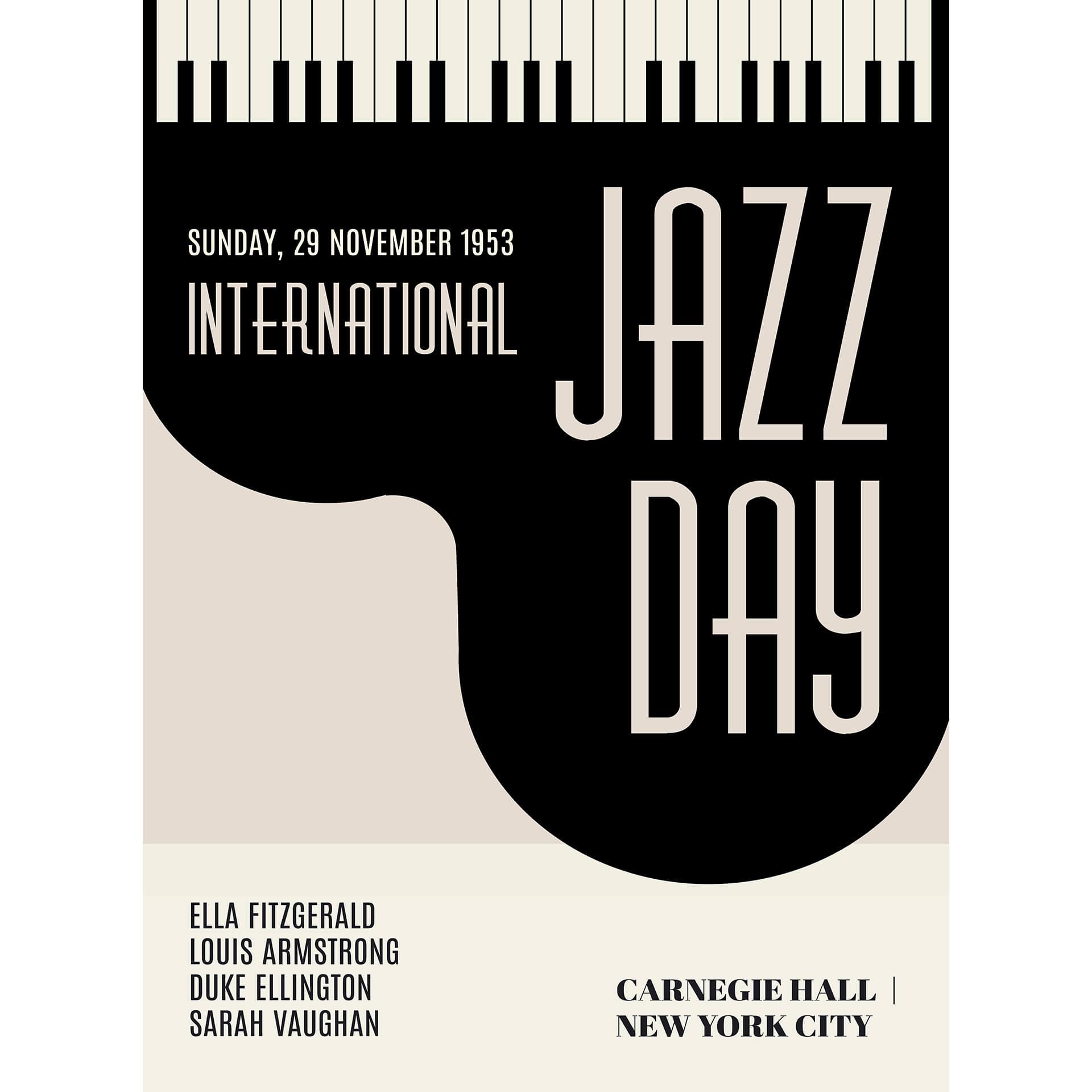 Fotobehang Kubistika - Jazz Day