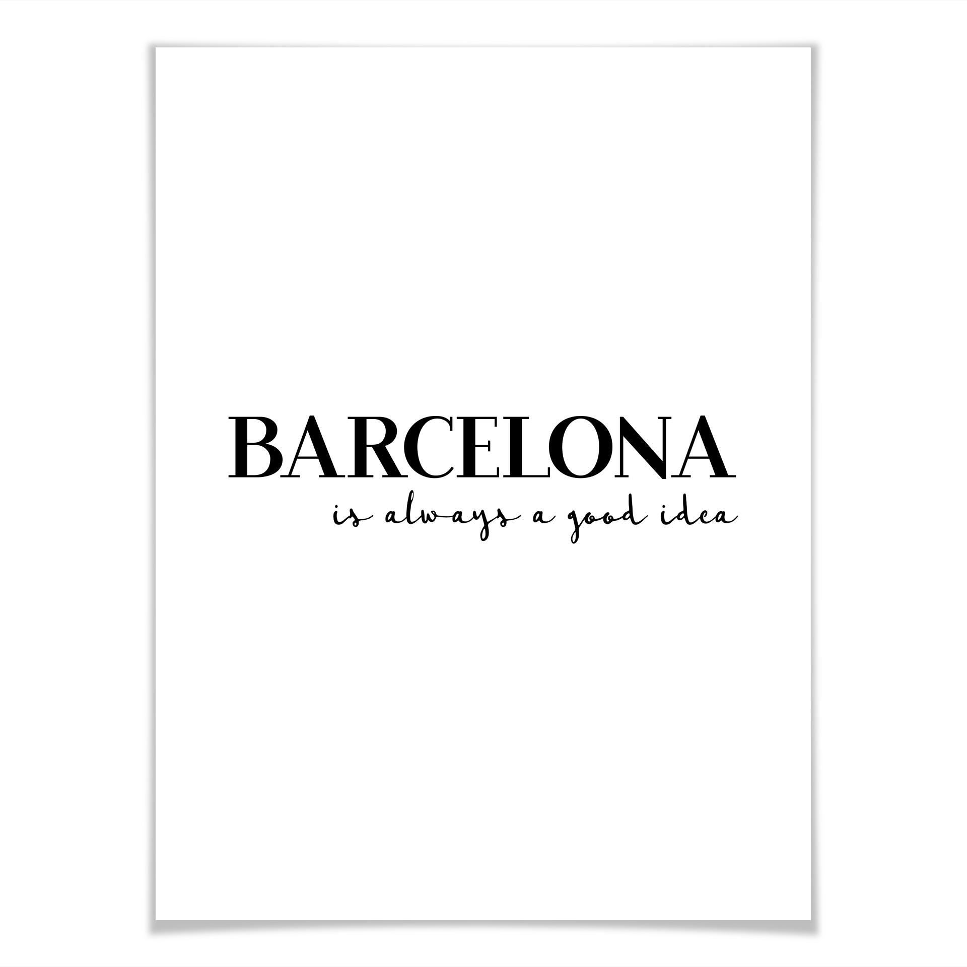Plakat Barcelona
