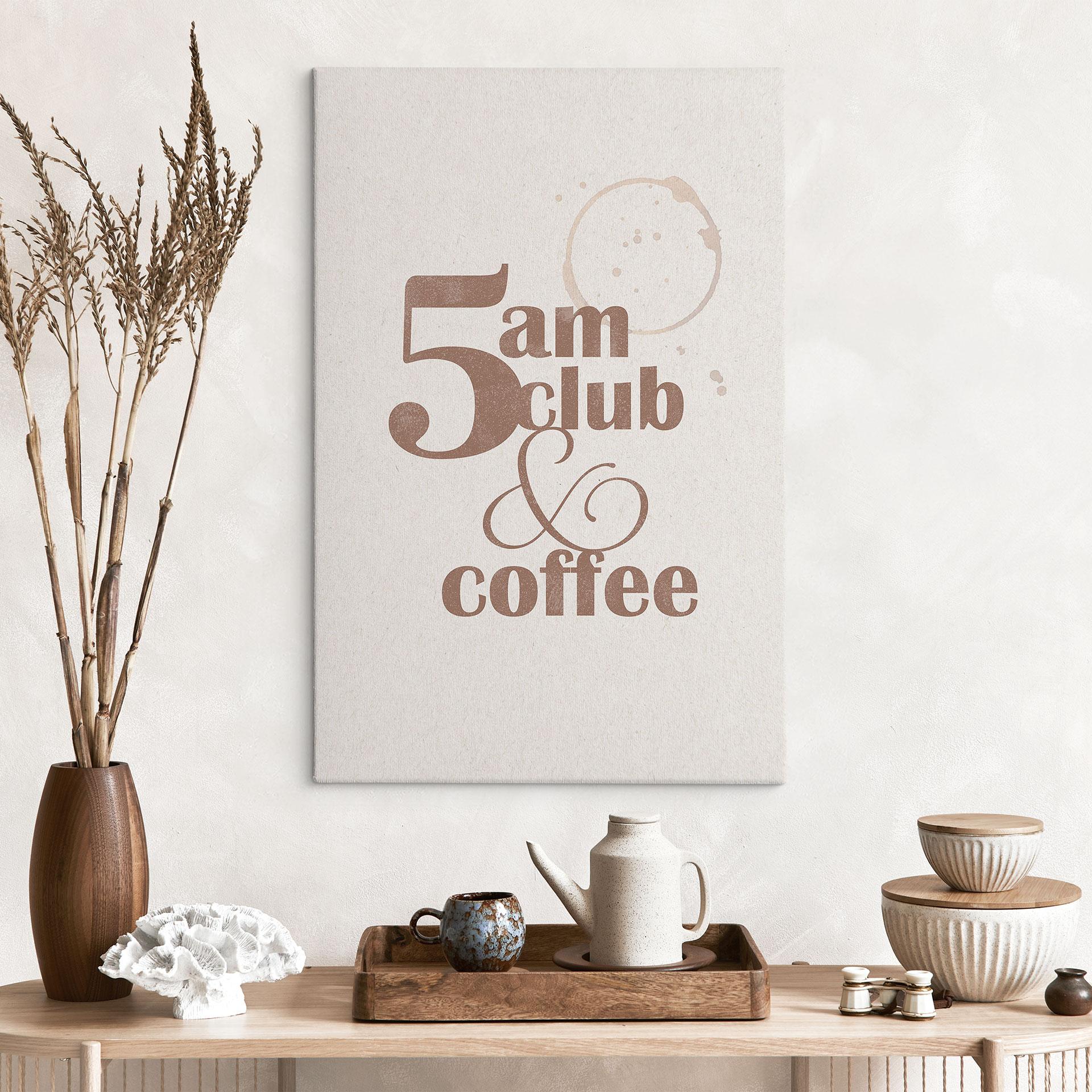 Obraz na płótnie 5 am Club & Coffee