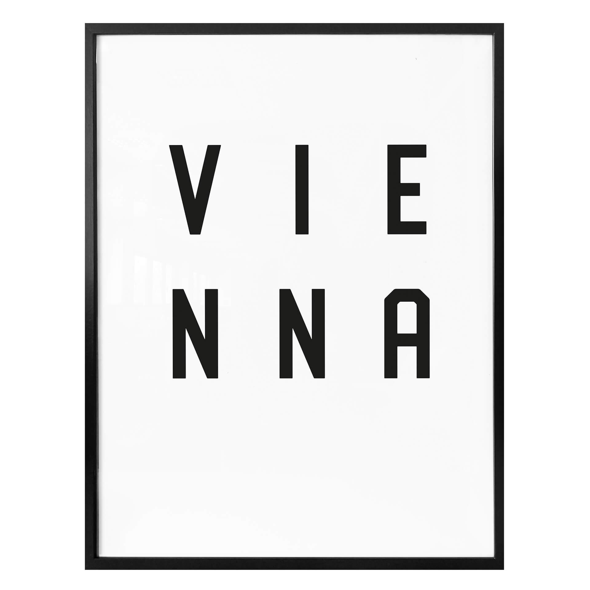 Poster – Typografie Vienna