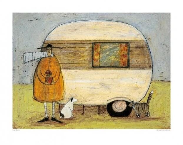 Plakat Sam Toft - Home From Home kunsttryk, Sam Toft (80 x 60 cm)
