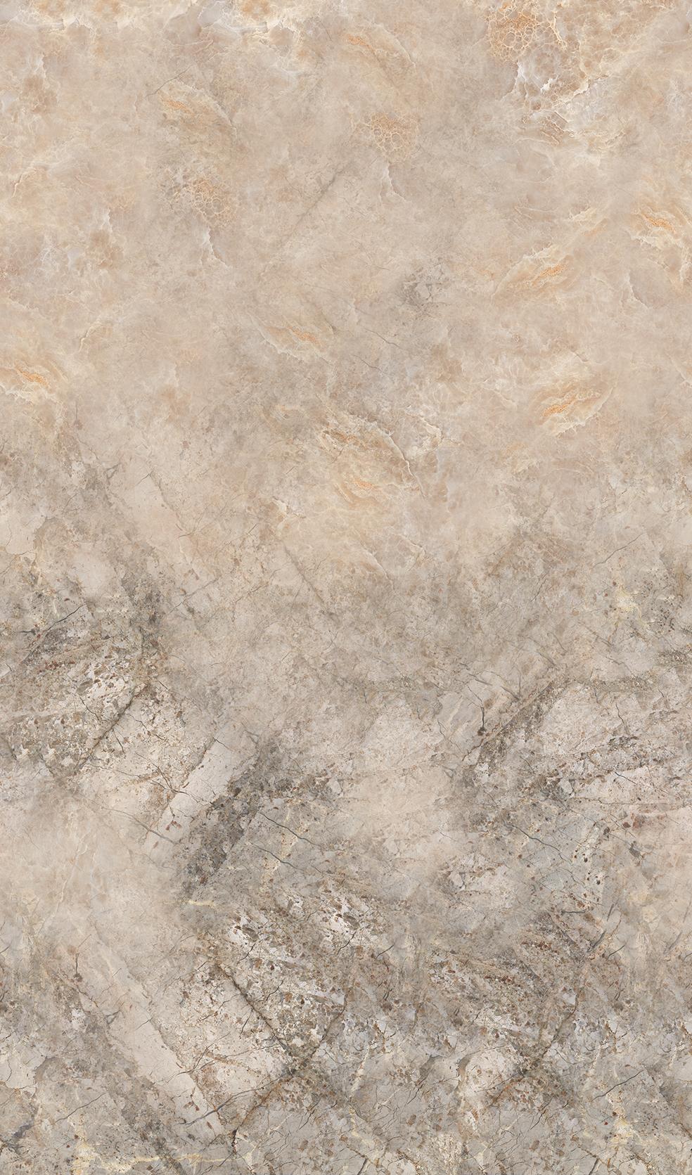 Marmer steen effect behang Beige,Steen effect 2,70 x 1,59 m