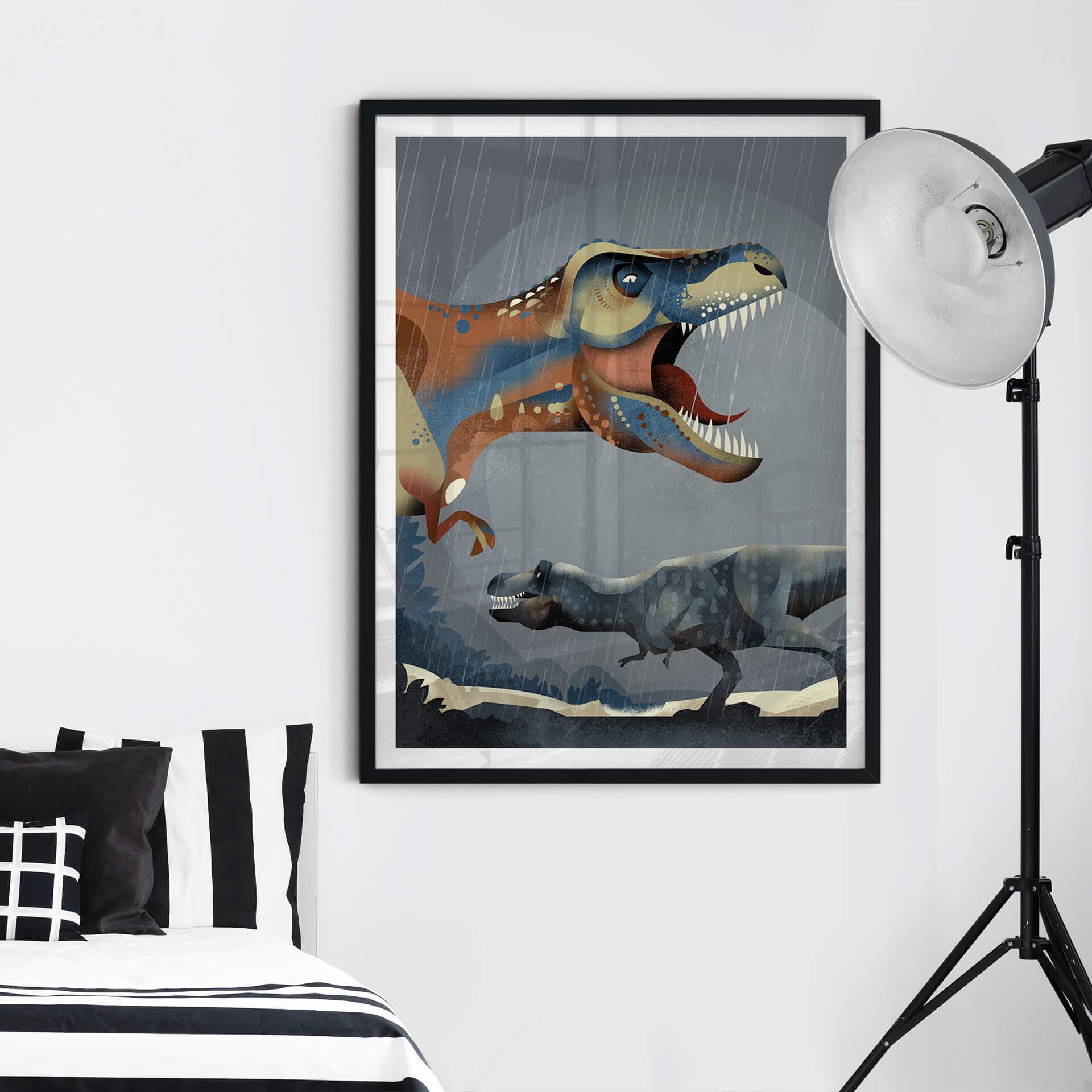 Plakat Brown - T-Rex