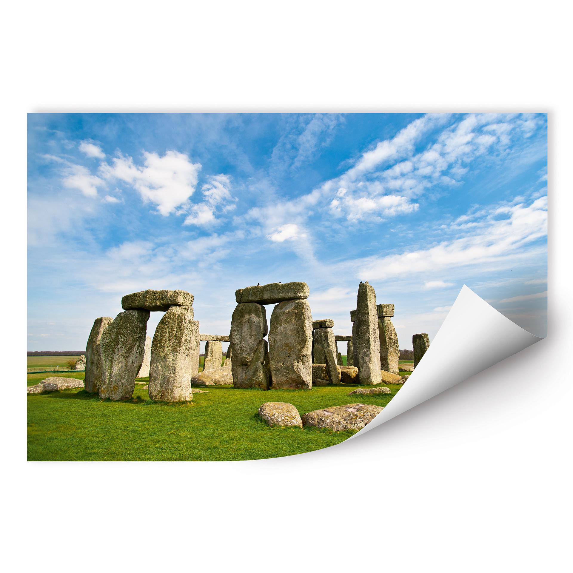 Poster autocollant - W - Stonehenge