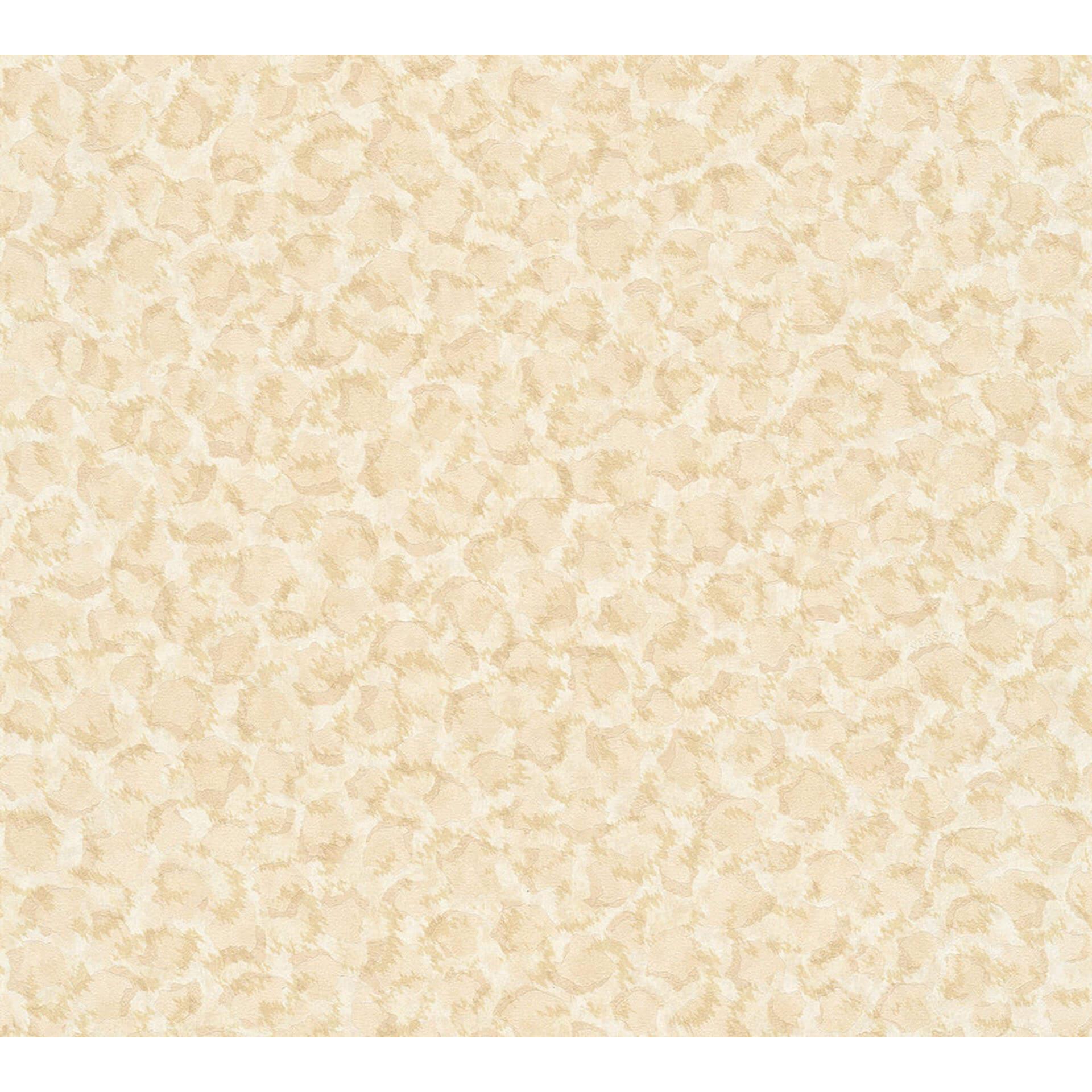 Versace fleecetapet Vasmara leopardtapet beige, bronze, creme