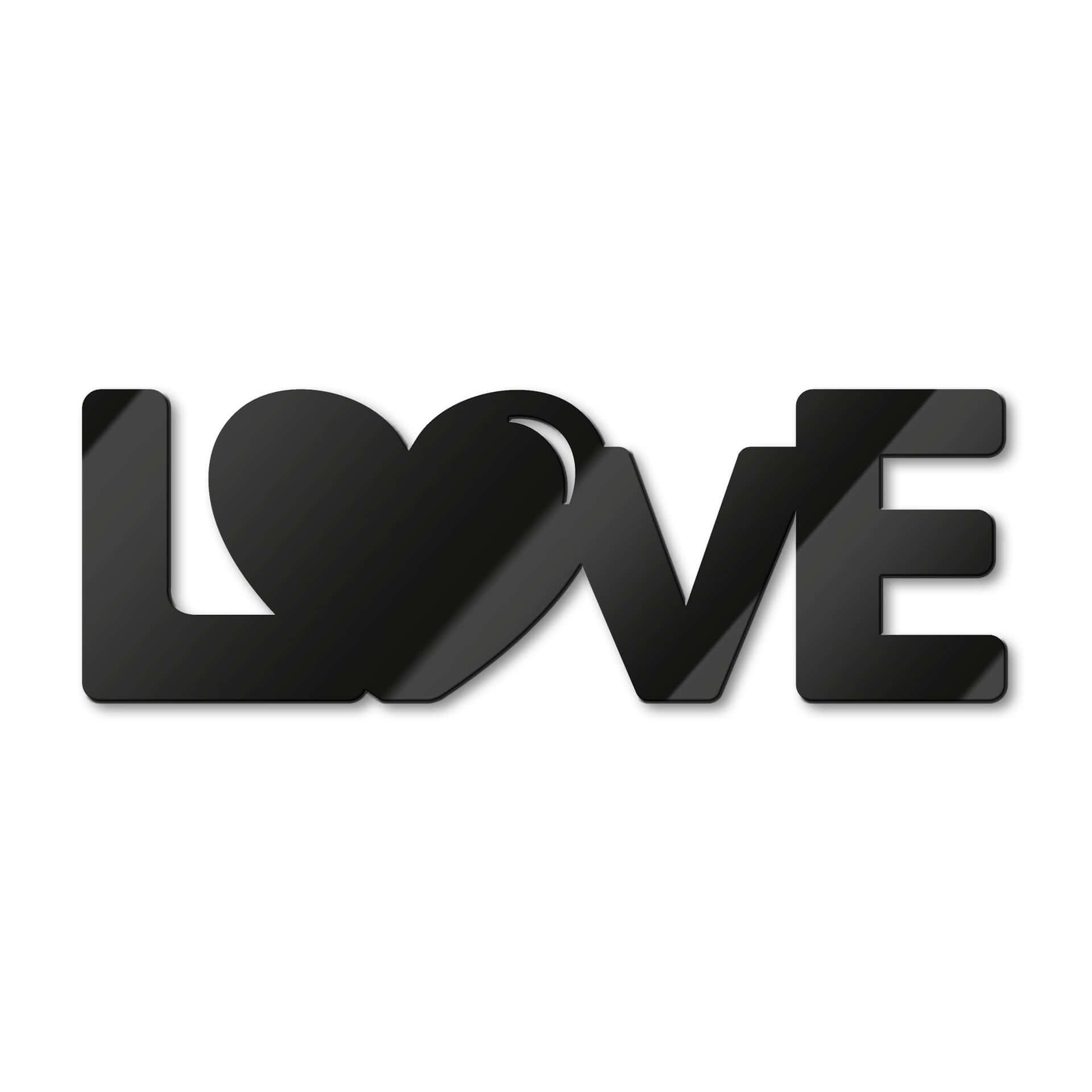 Acrylbuchstaben Love