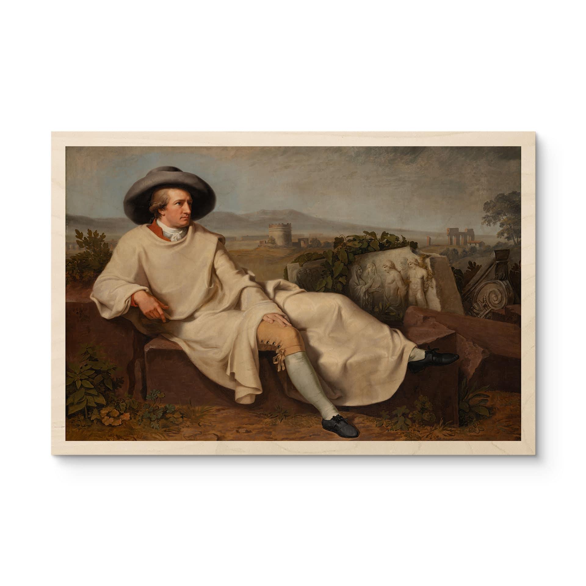 Billede af træ Tischbein - Goethe i den romerske campagna