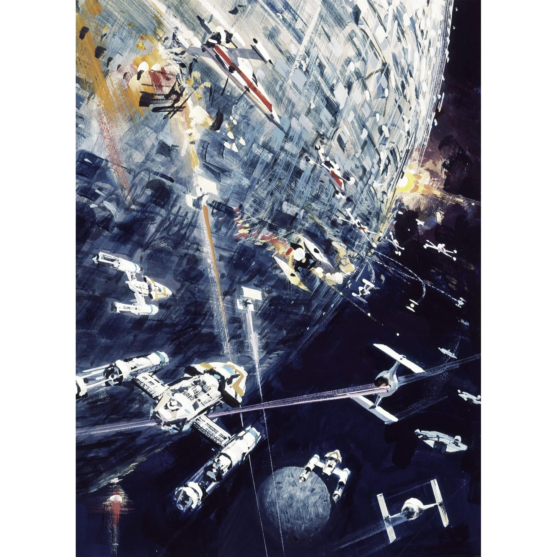 Fotobehang Star Wars Classic – Dog Fight