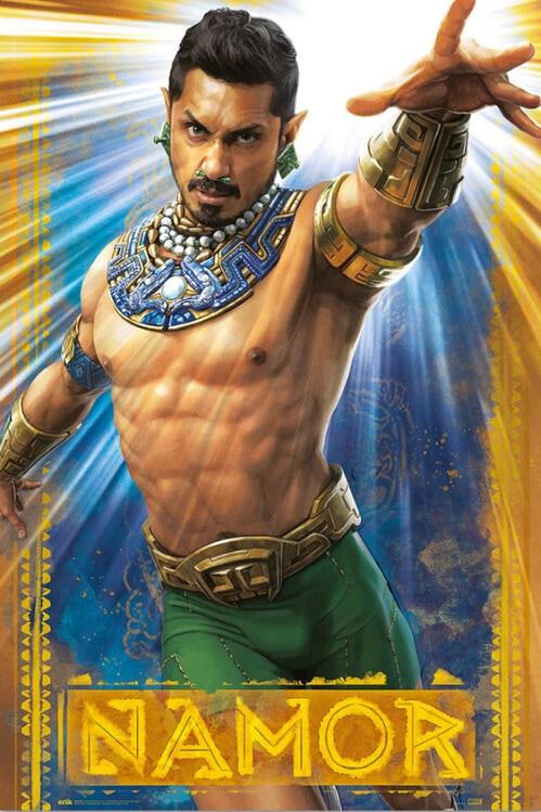Poster, Filmposter Black Panther: Wakanda Forever - Namor 61x91,5 cm