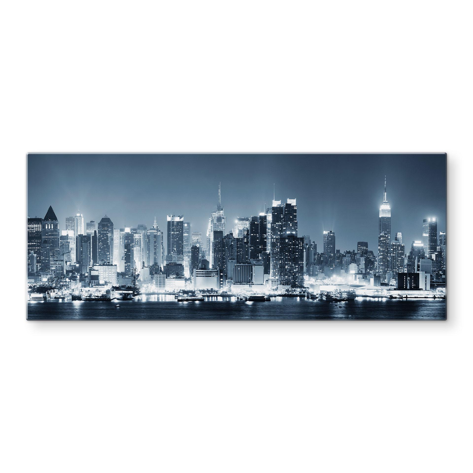 Stænkplade - New York at Night 1 - Panorama