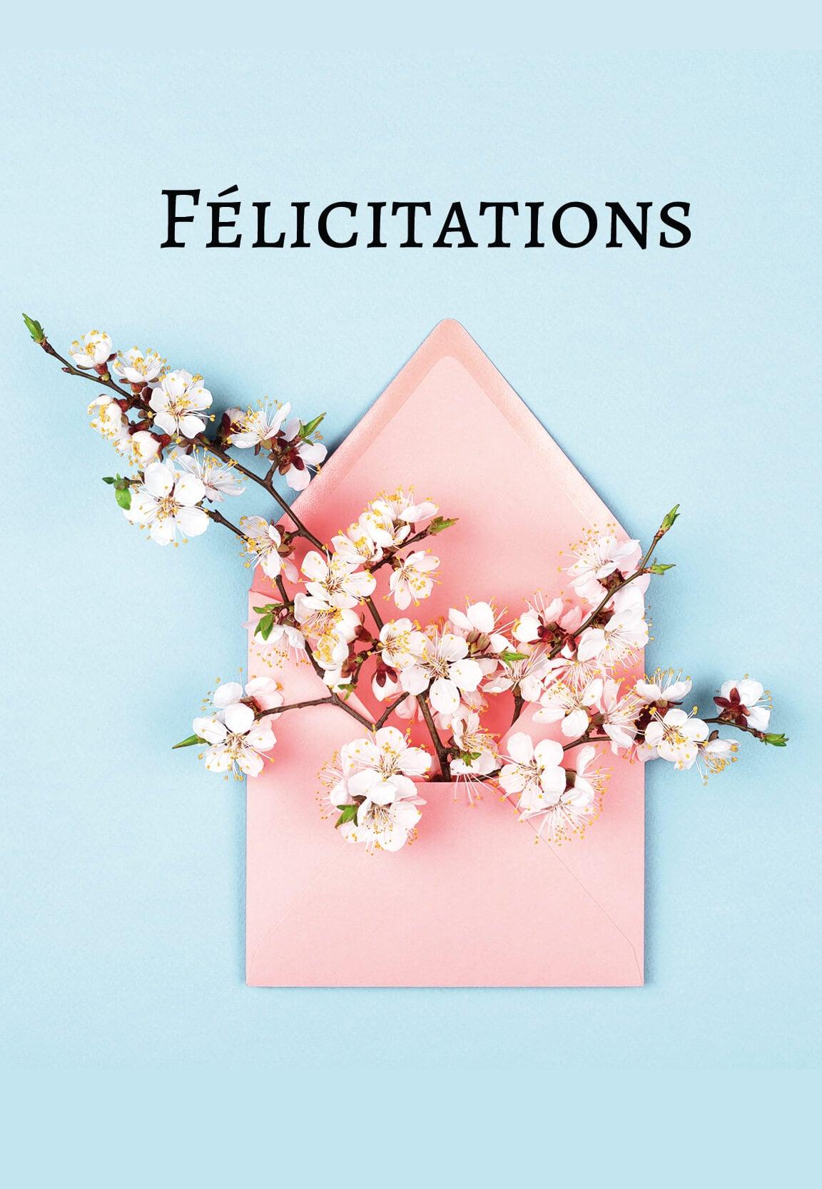 Gutschein Hochzeit - Félicitations