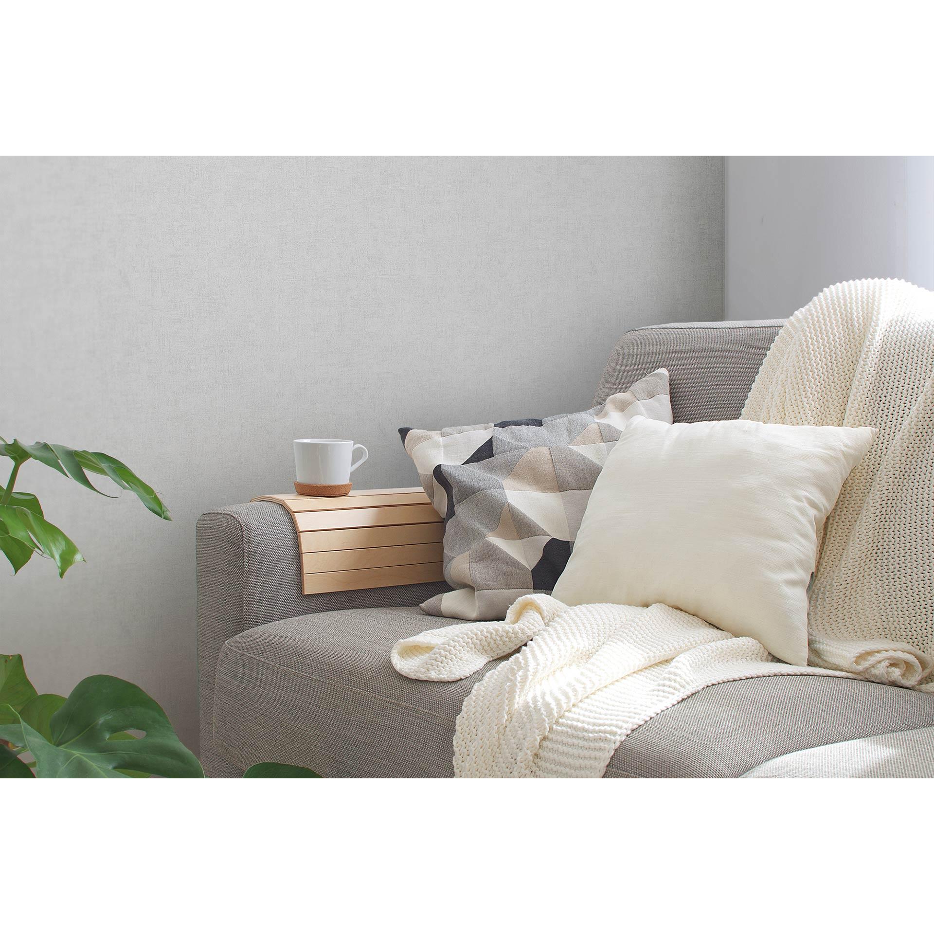 Livingwalls Titanium 3 - Effen Vliesbehang