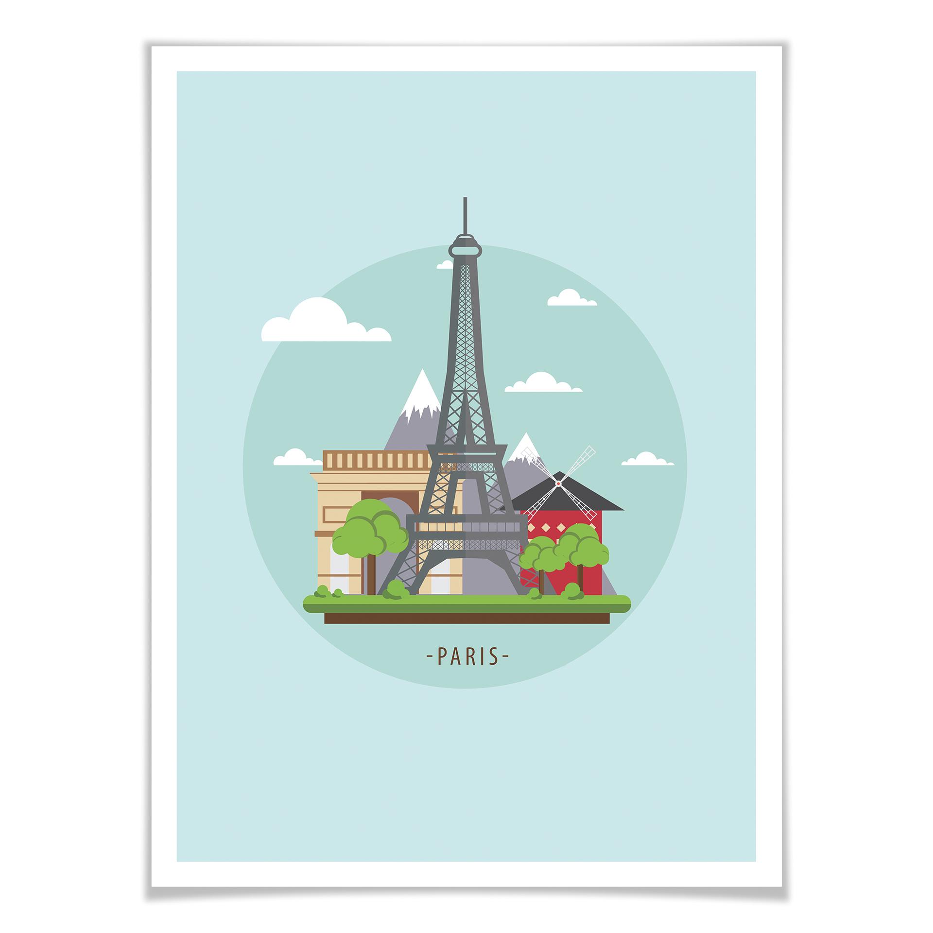 Póster - Visite París