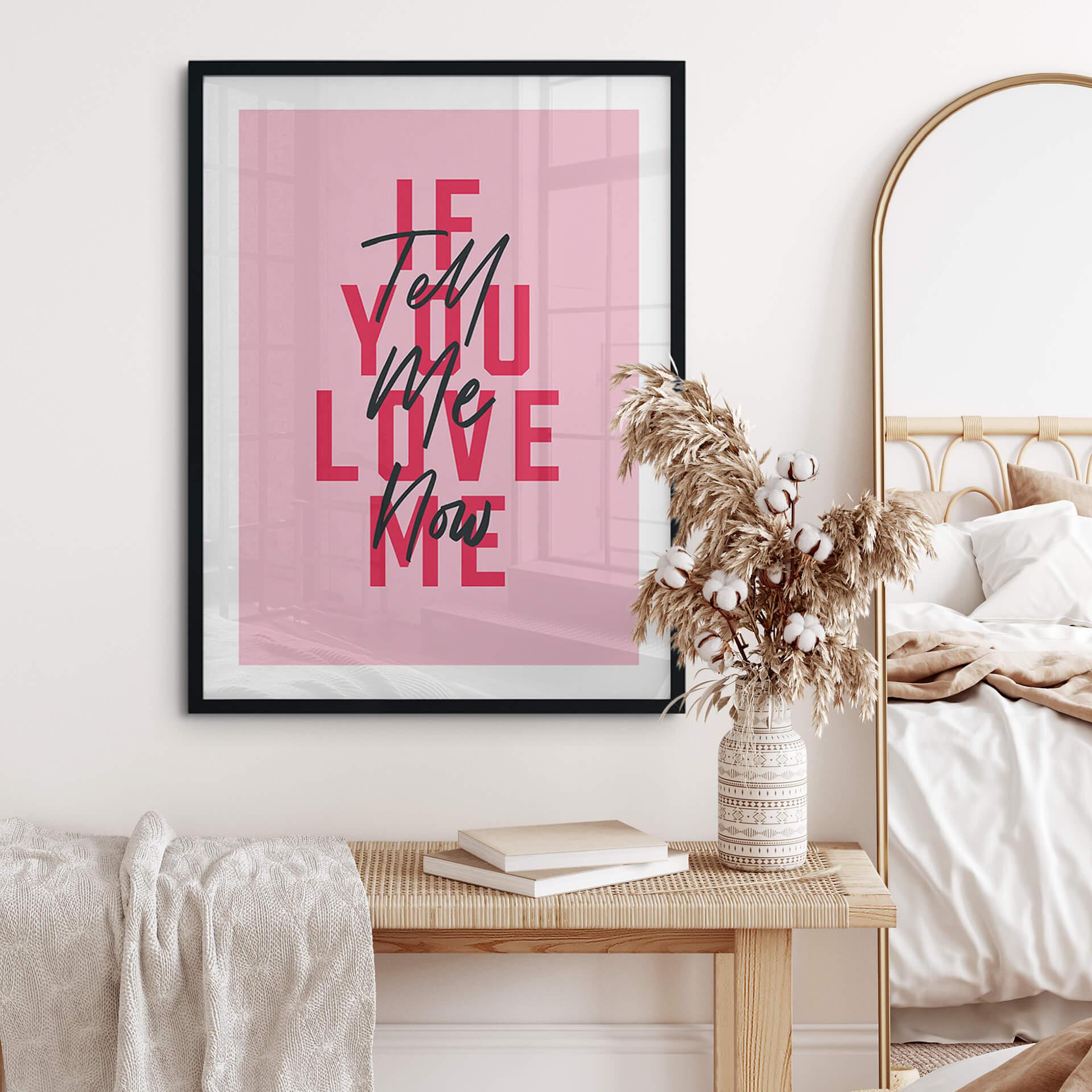 Póster Kerr-Dineen - Si me quieres, dímelo ahora