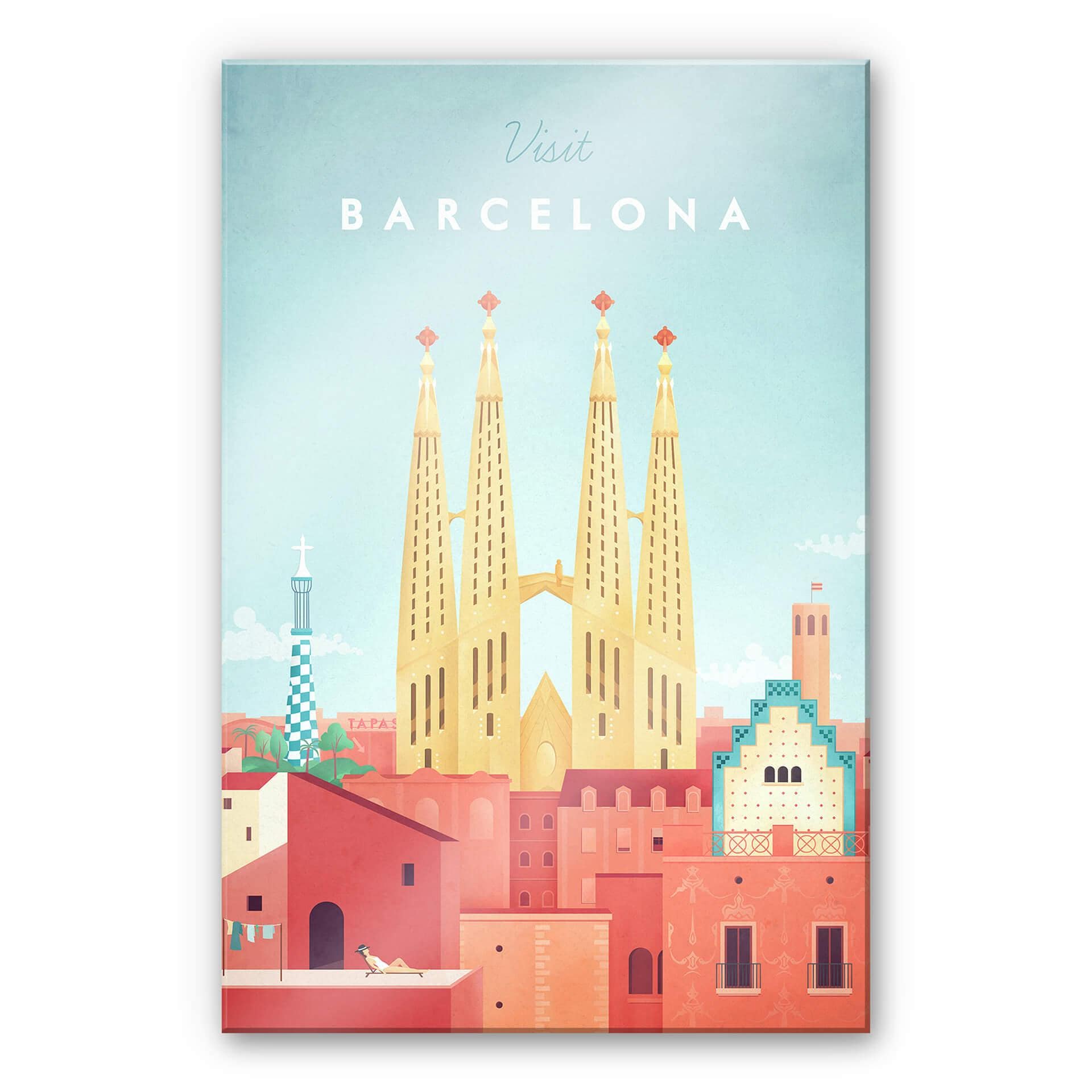 Akrylbillede Rivers - Barcelona