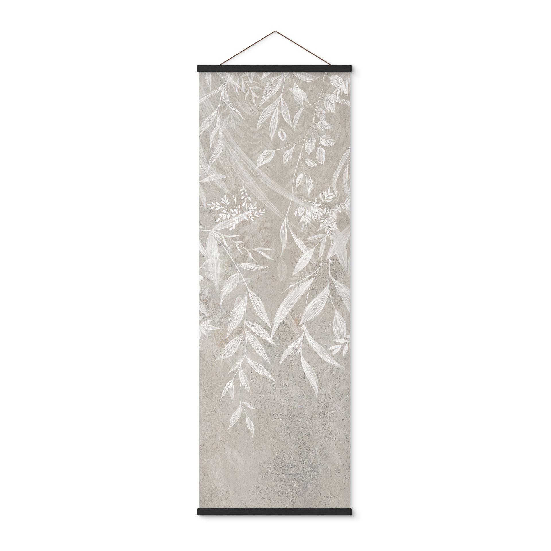 Textielposter Elegante wilgentakken in beige - Ms Tiff - Panorama