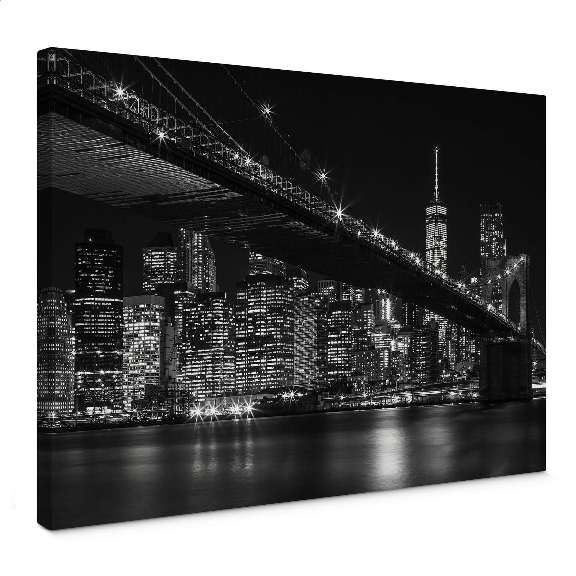 Lienzo Nueva York de noche