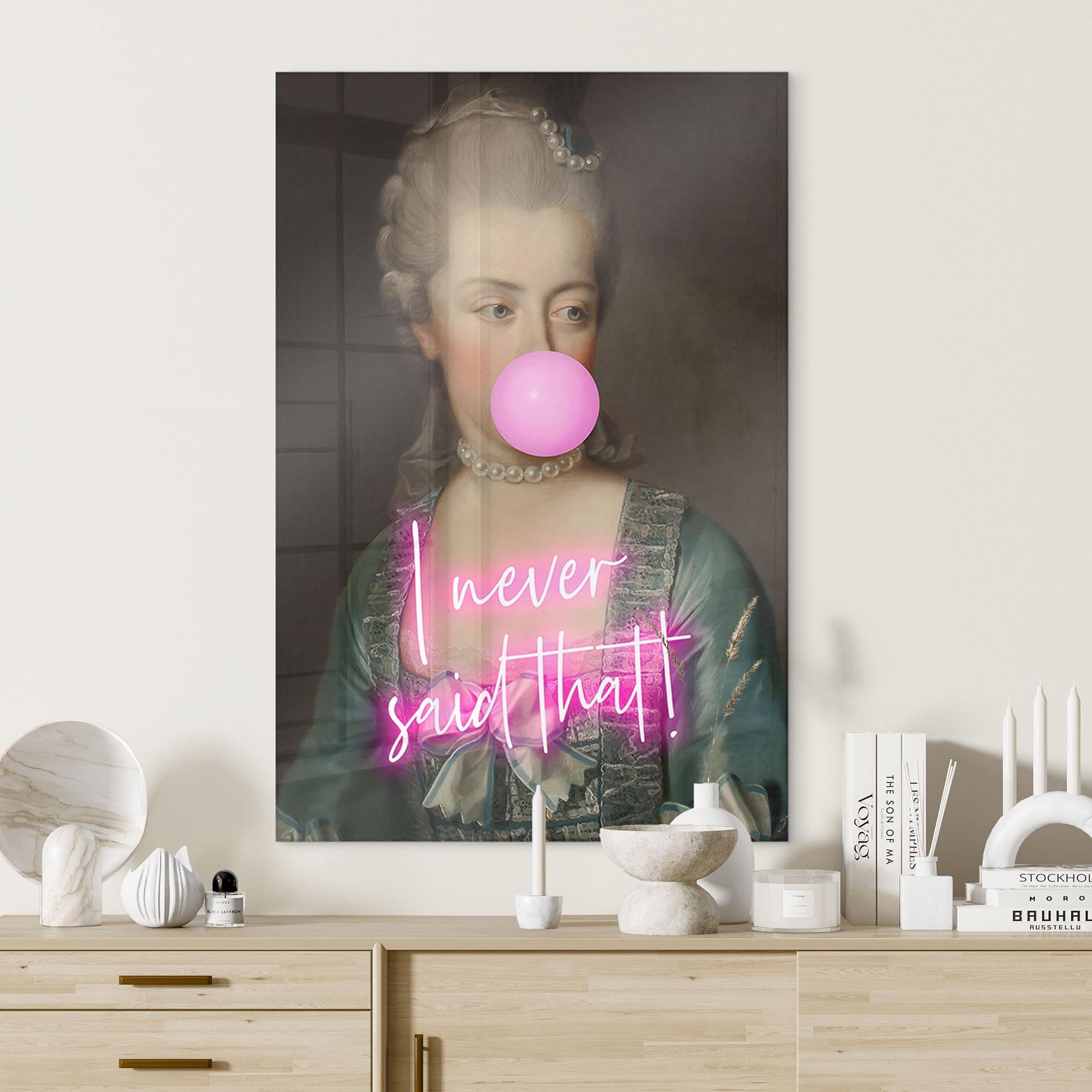 Akrylbillede Marie Antoinette: I never said that - Grace Digital Art