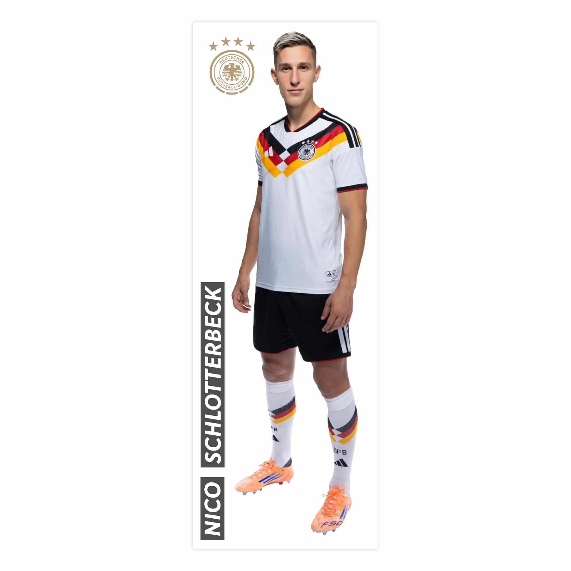 DFB Sticker WM 2026, Wandtattoo Nico Schlotterbeck