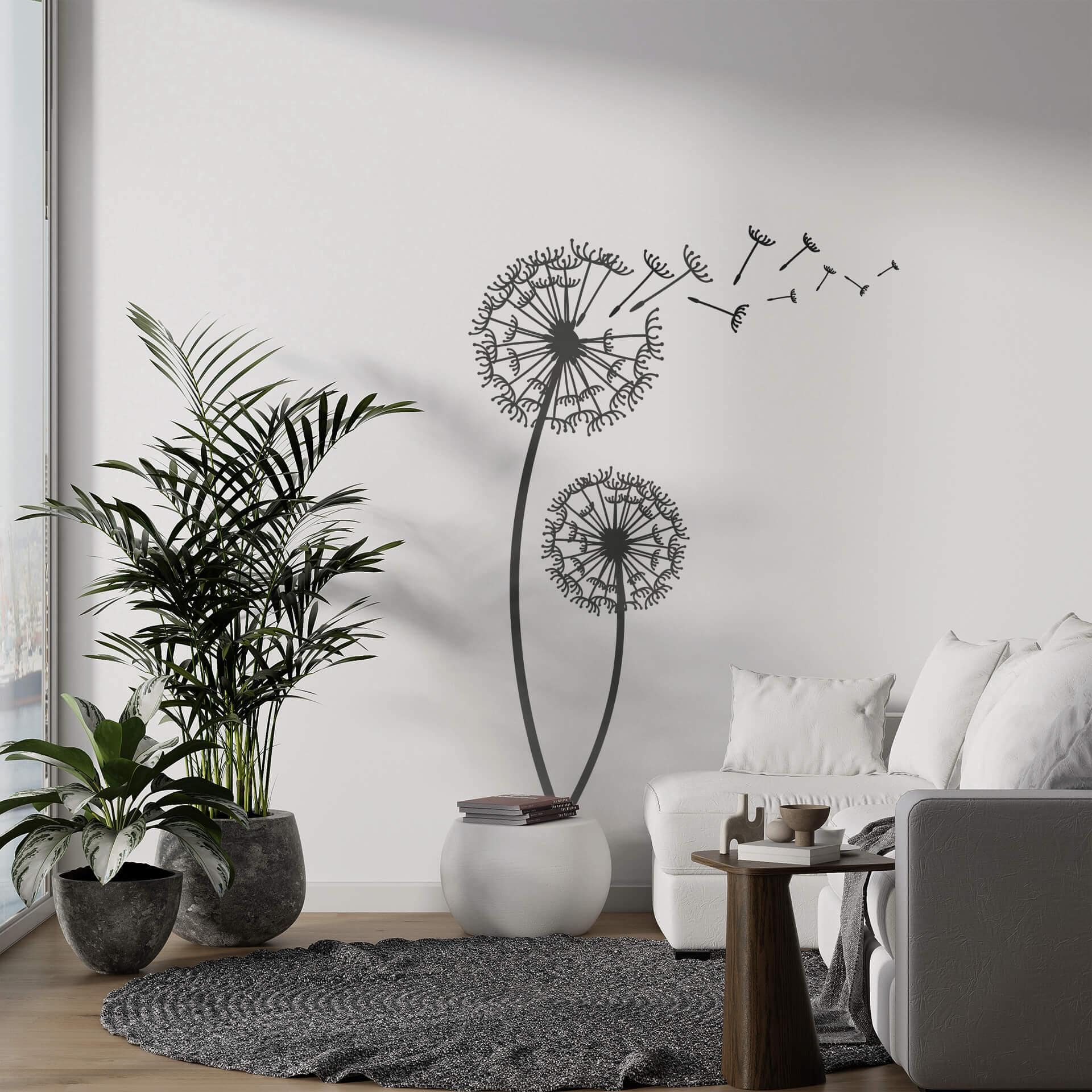 Wallstickers - Mælkebøtte - par