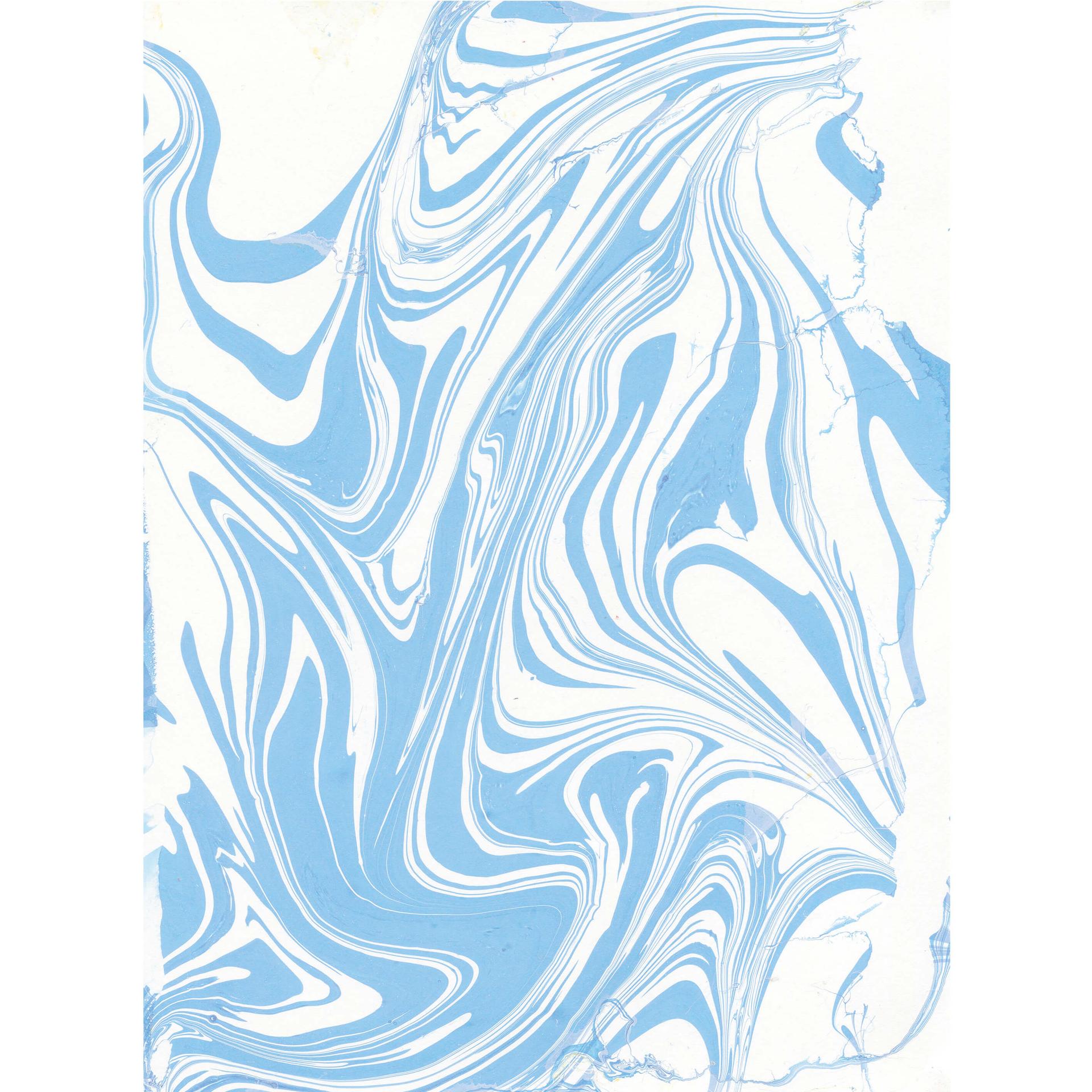 Fotobehang Kleurenexplosie - Blauw