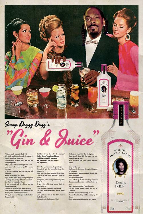 Poster Ads Libitum - Gin and Juice, plakat (40 x 60 cm)