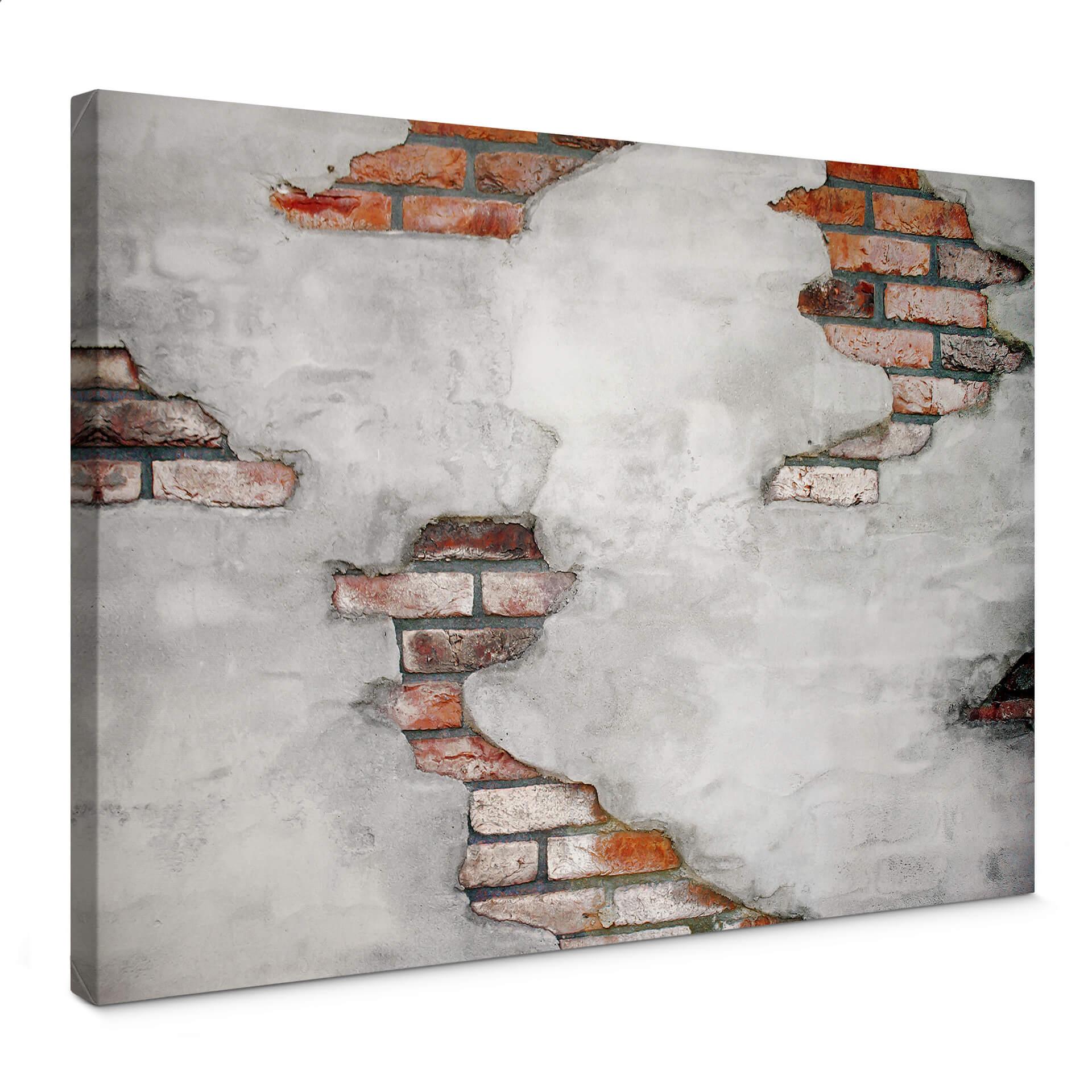 Lienzo pared de ladrillo 02