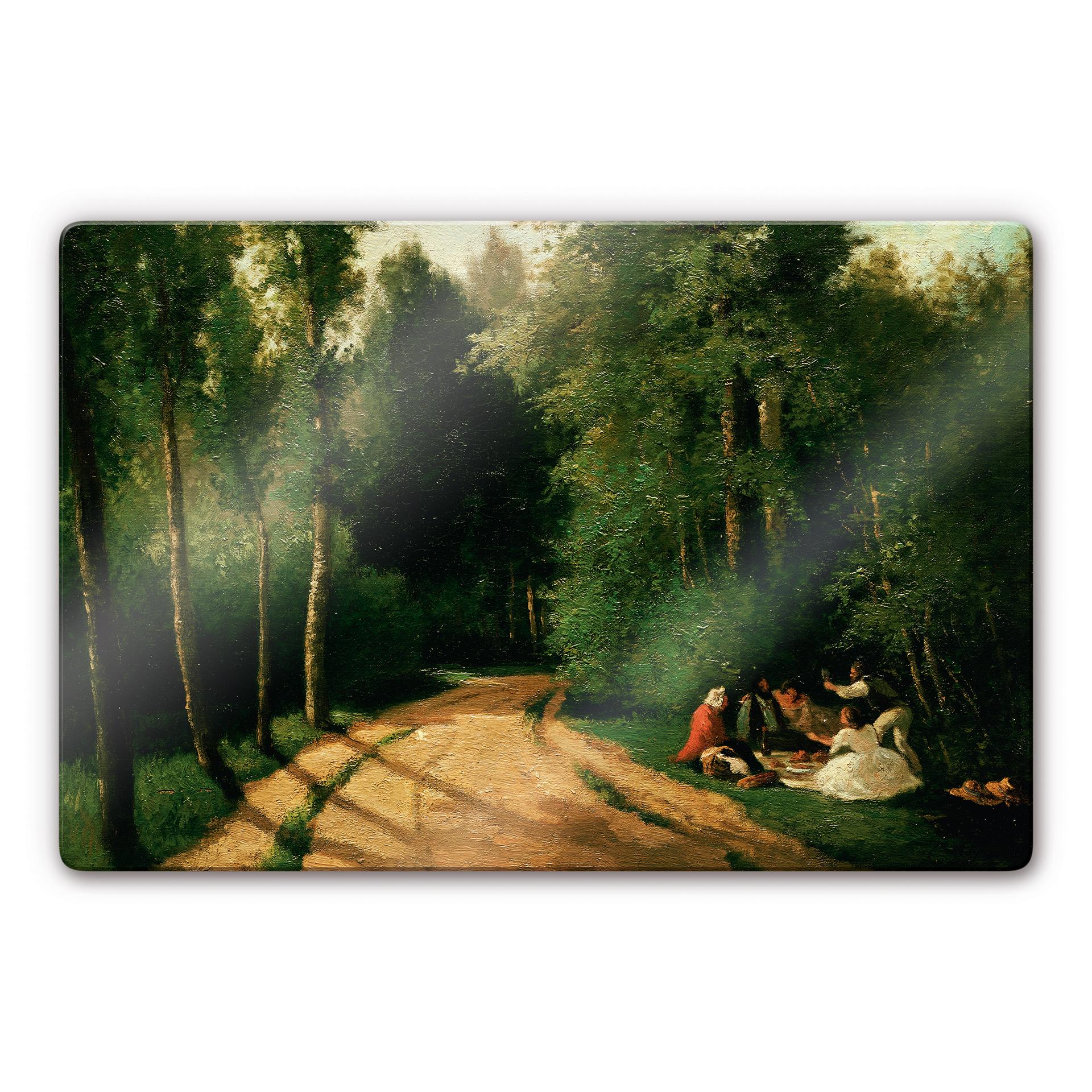 Tableau en verre - Pissarro - Pique-nique à Montmorency