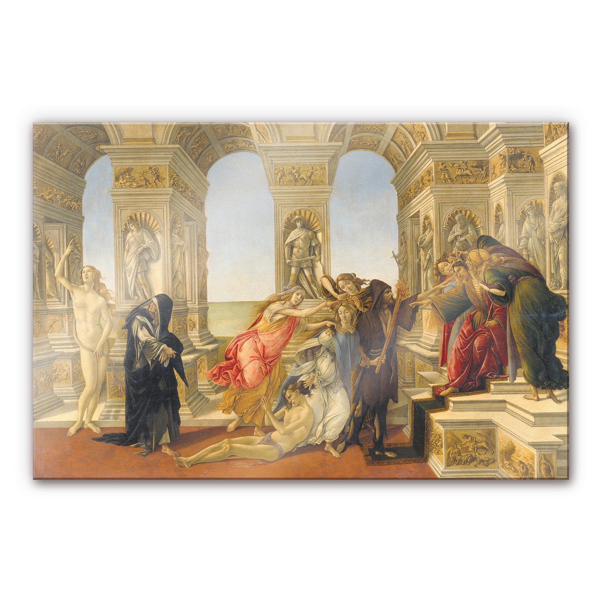 Akrylbillede Botticelli - Apelles bagvaskelse