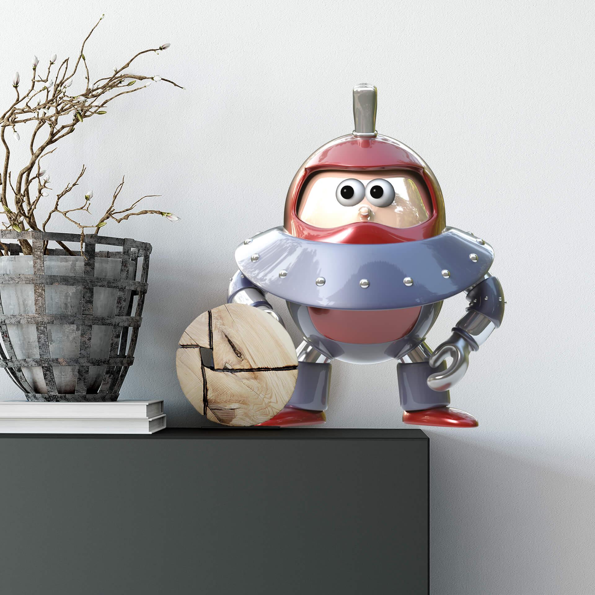 Wallsticker - Michel Agullo - Robot, stor