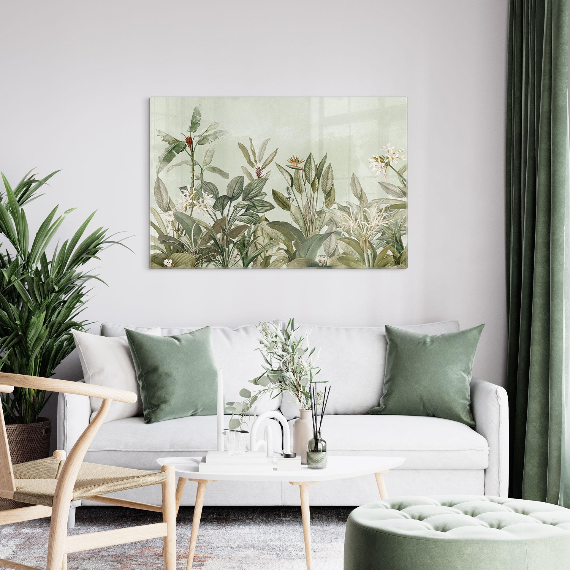 Stampa su vetro Botanica tropicale - UN Designs