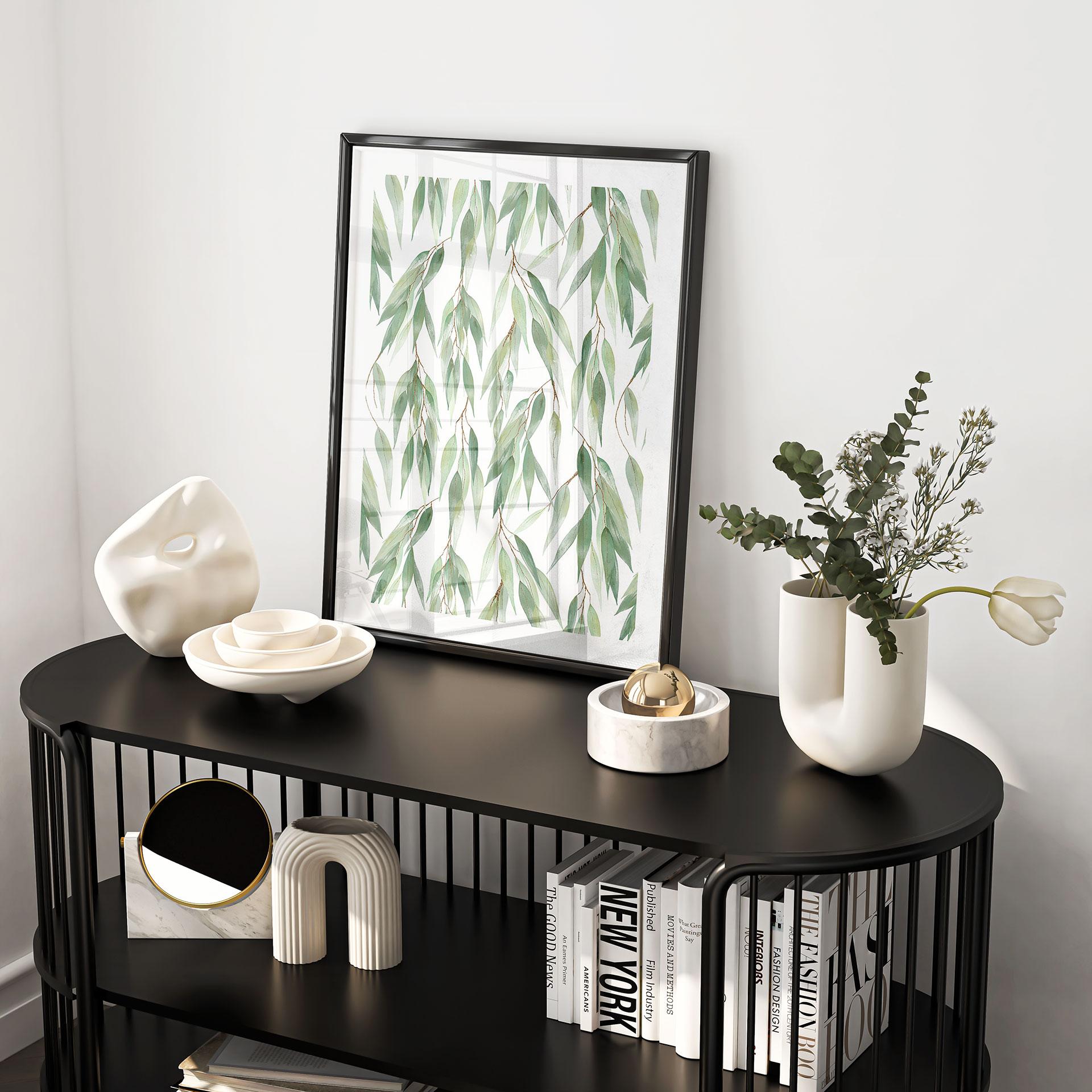 Poster Rami con foglie verdi - UN Designs