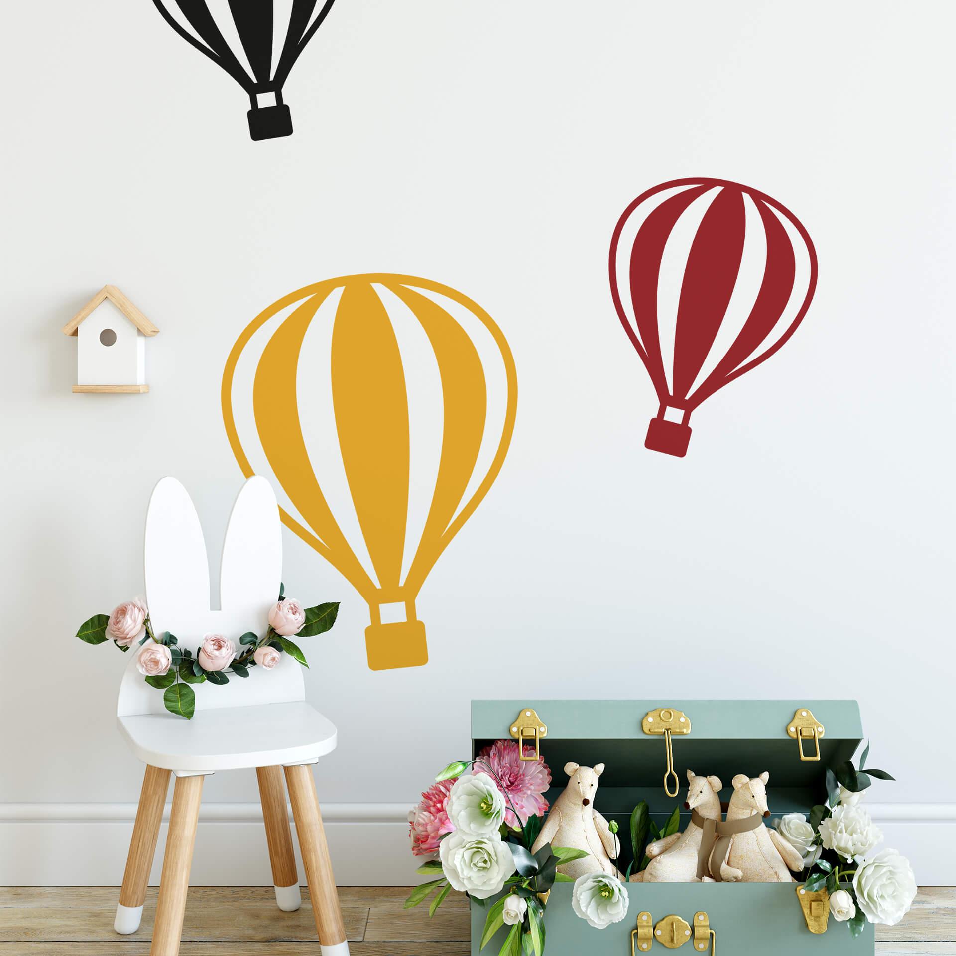 Muursticker Luchtballon 02