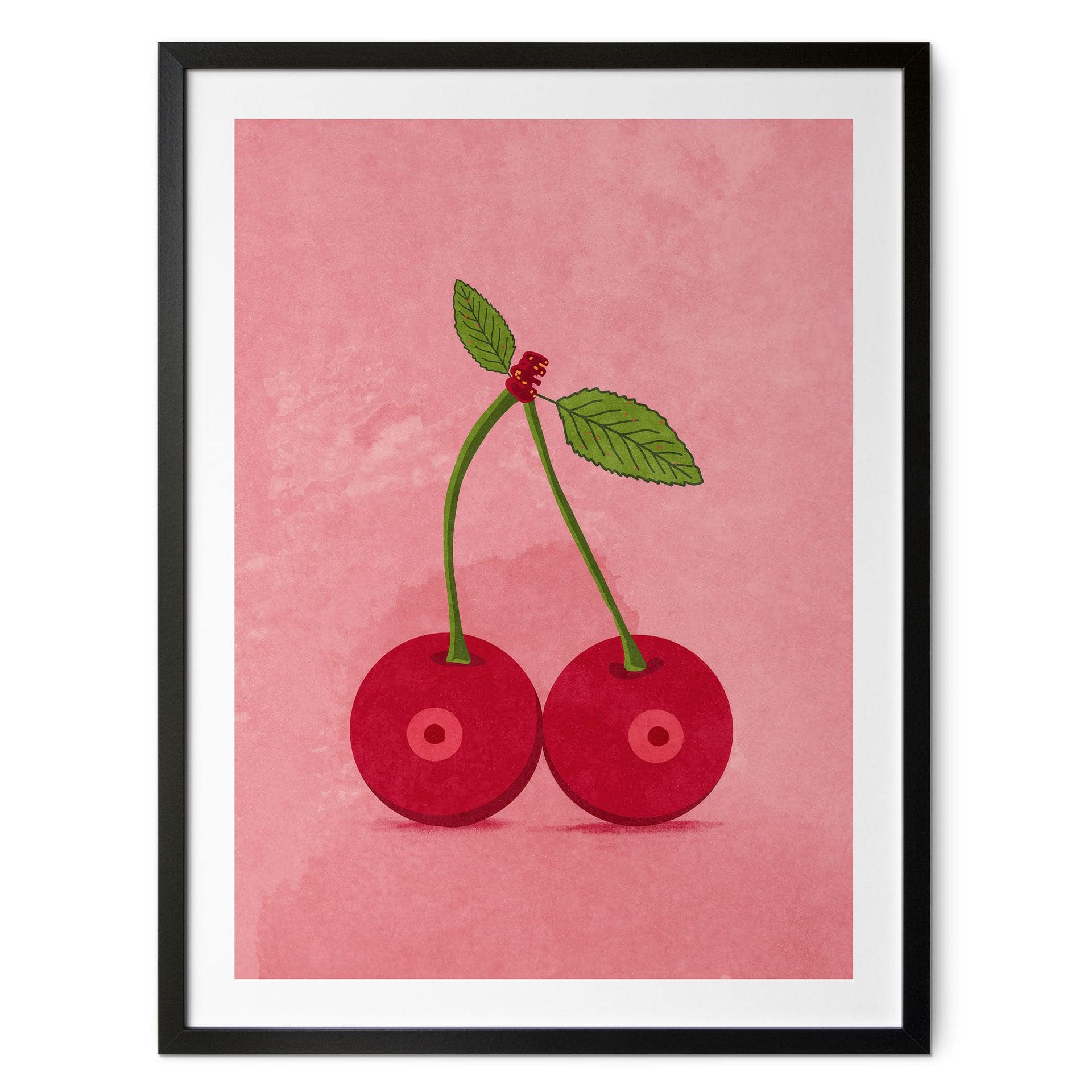 Plakat med sensuelle kirsebær - Oltmanns